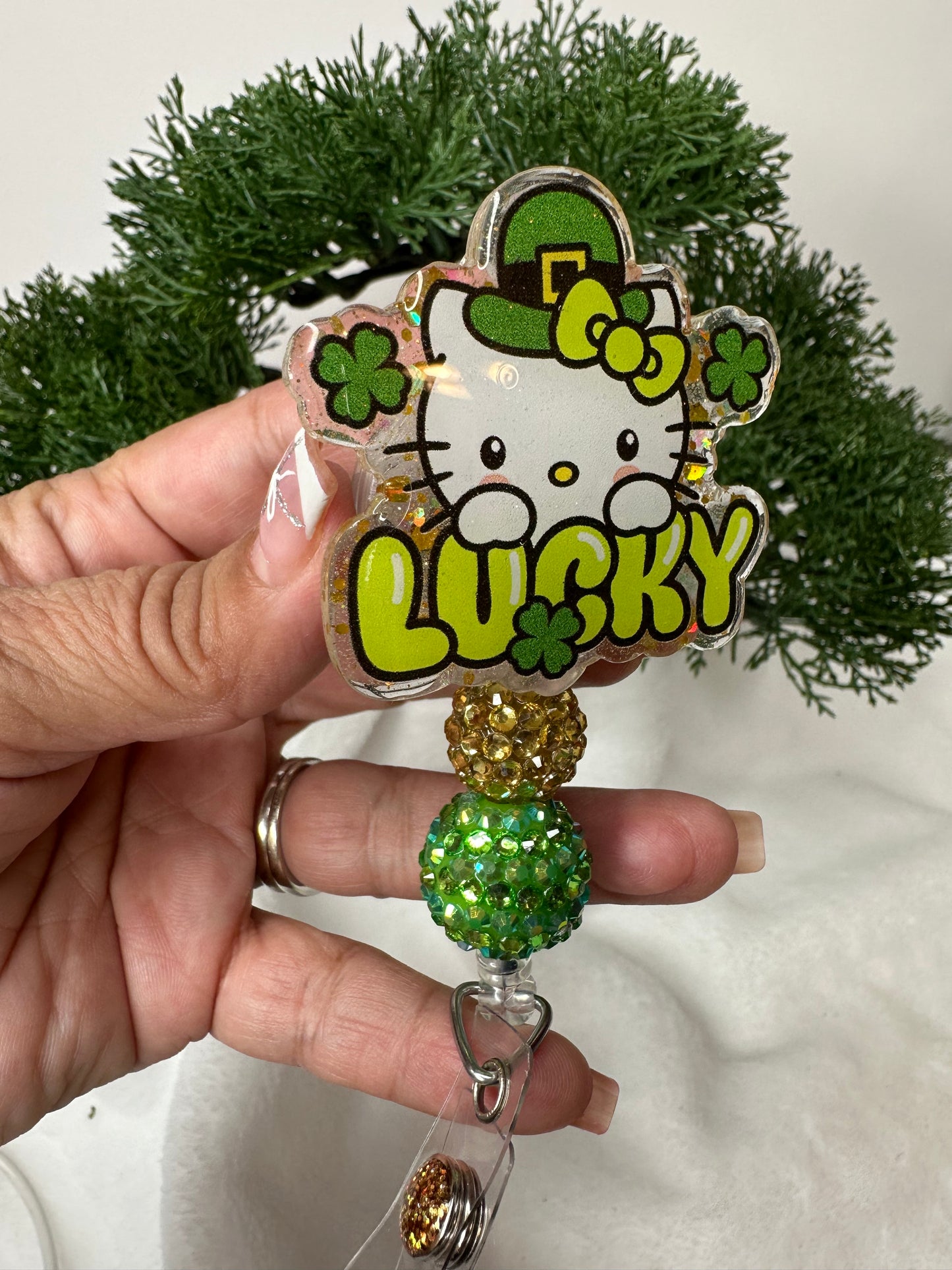 Kitty Lucky Badge Reel