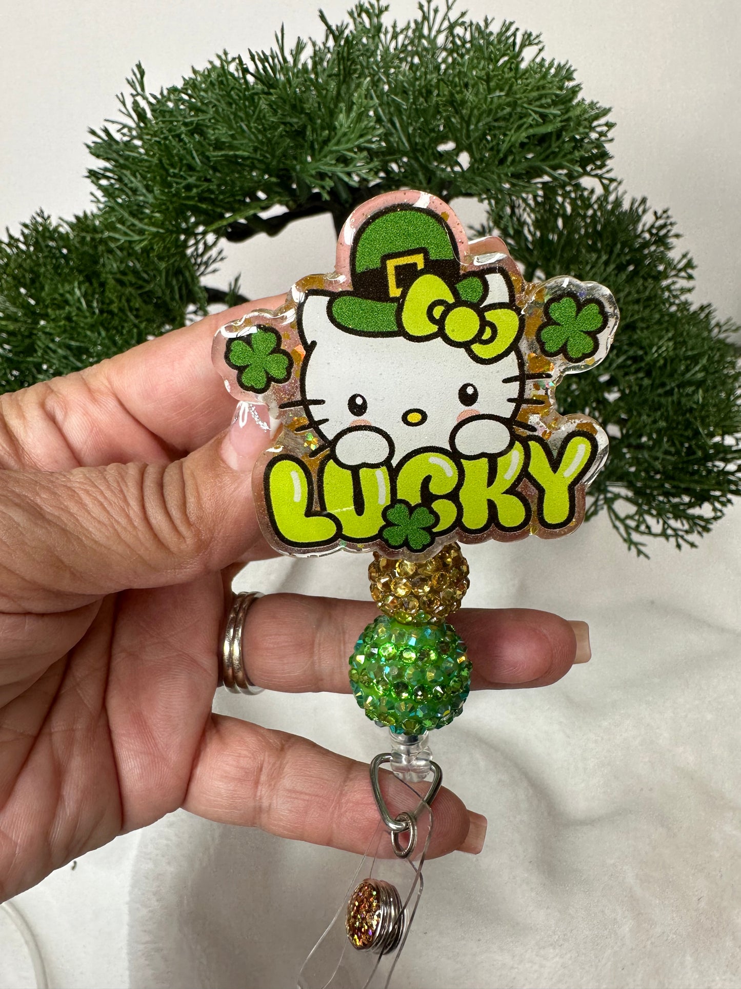 Kitty Lucky Badge Reel