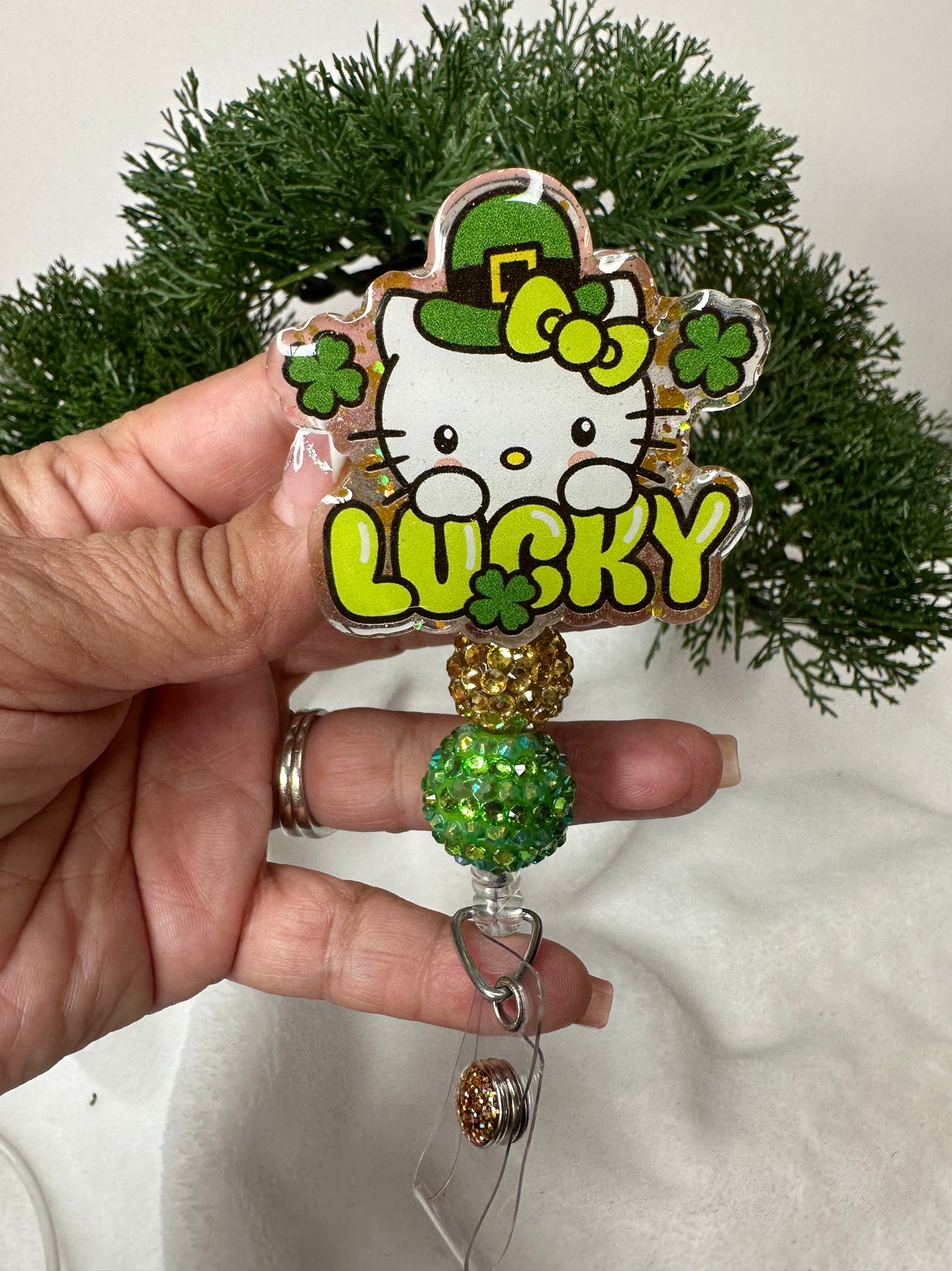 Kitty Lucky Badge Reel