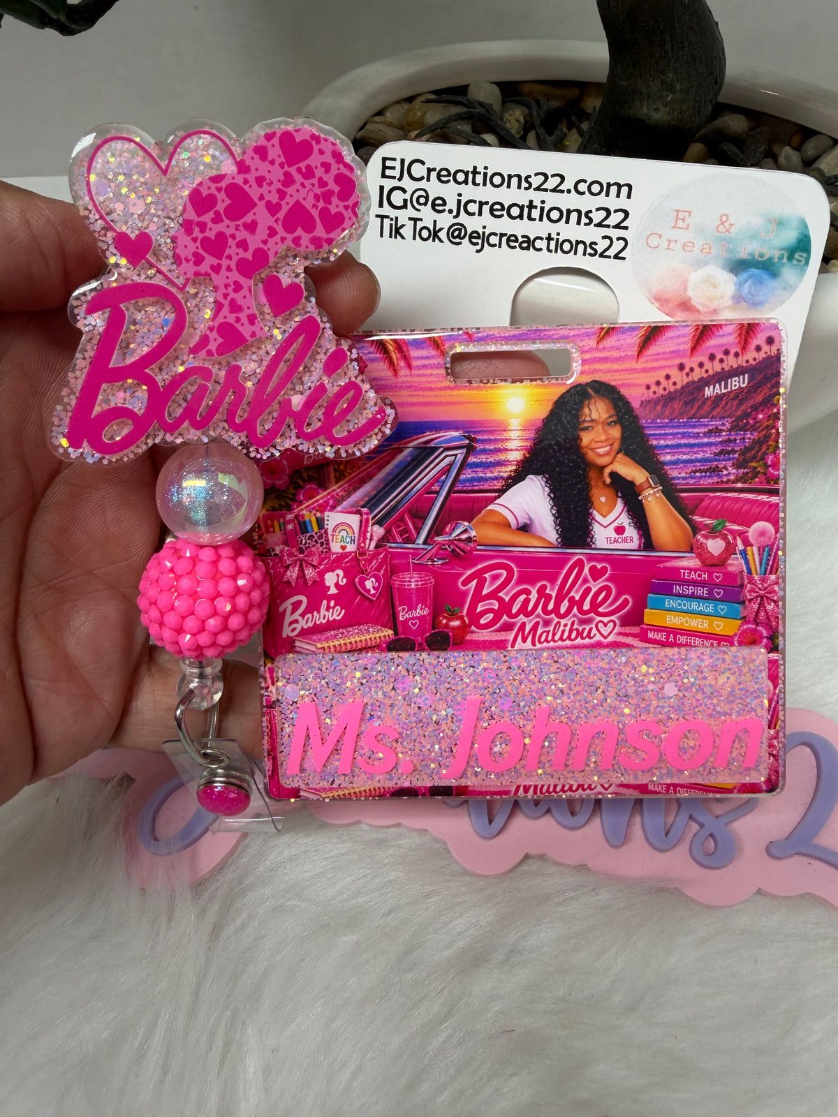 Teacher Classy Doll Badge Buddy