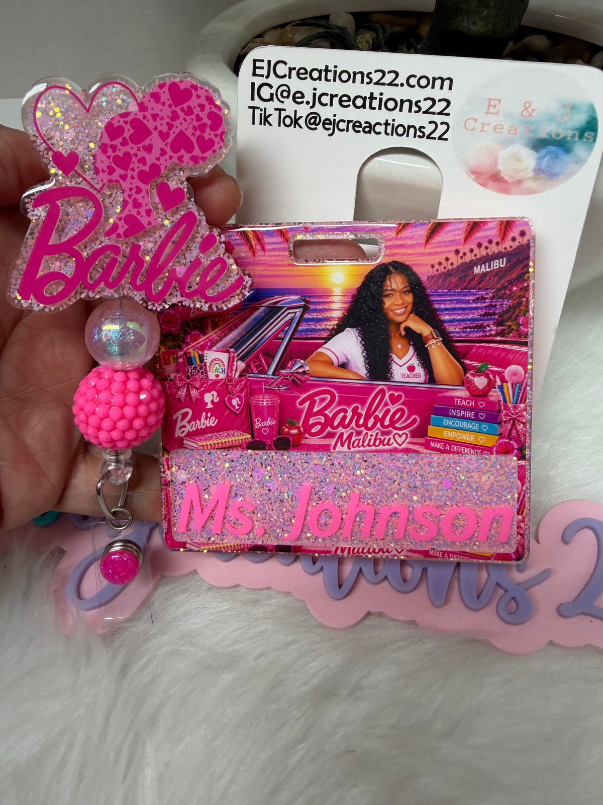 Teacher Classy Doll Badge Buddy