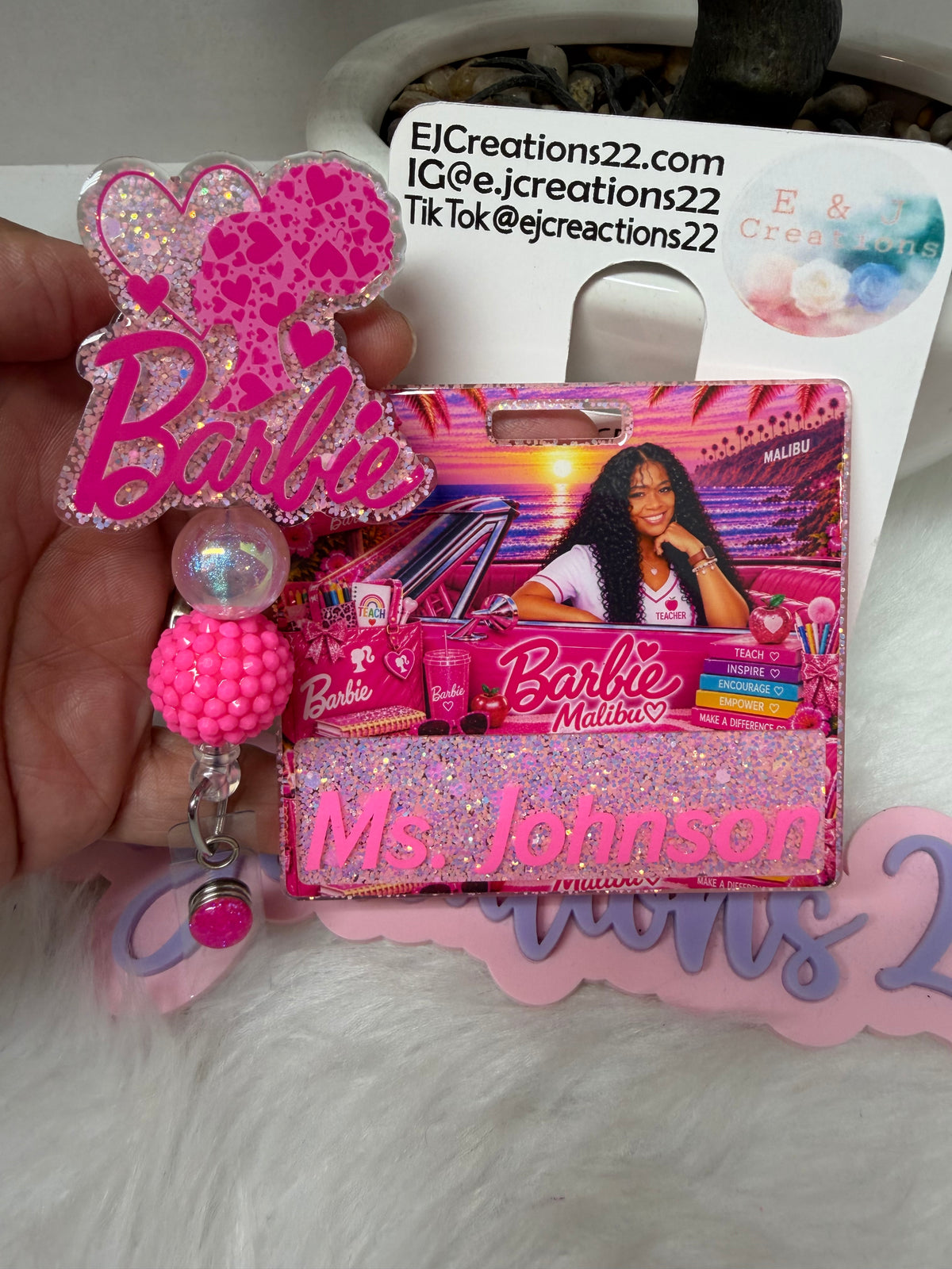 Teacher Classy Doll Badge Buddy