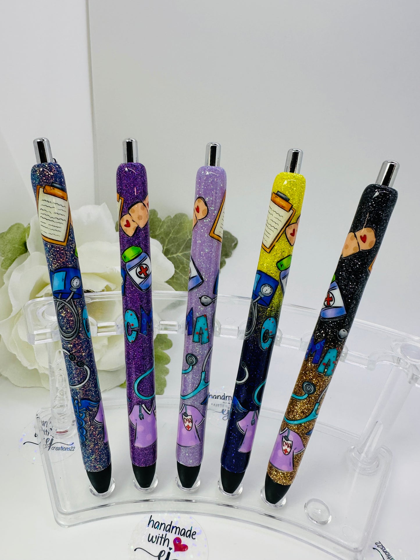 CMA Nurse Epoxy Glitter Pen