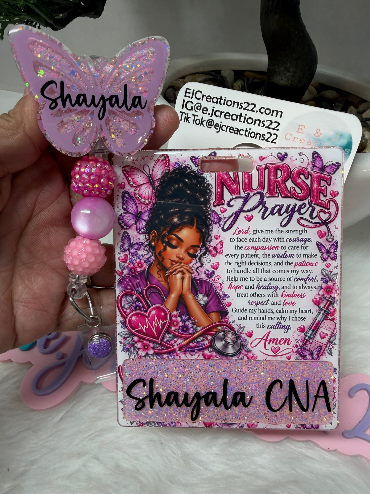 NURSE Prayer Badge Buddy
