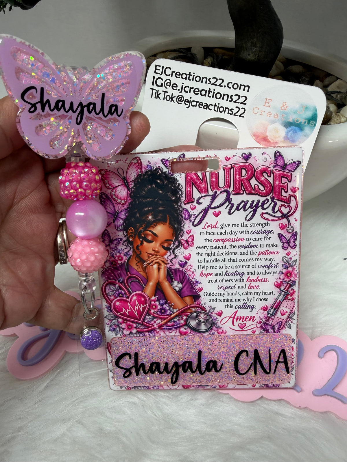 NURSE Prayer Badge Buddy