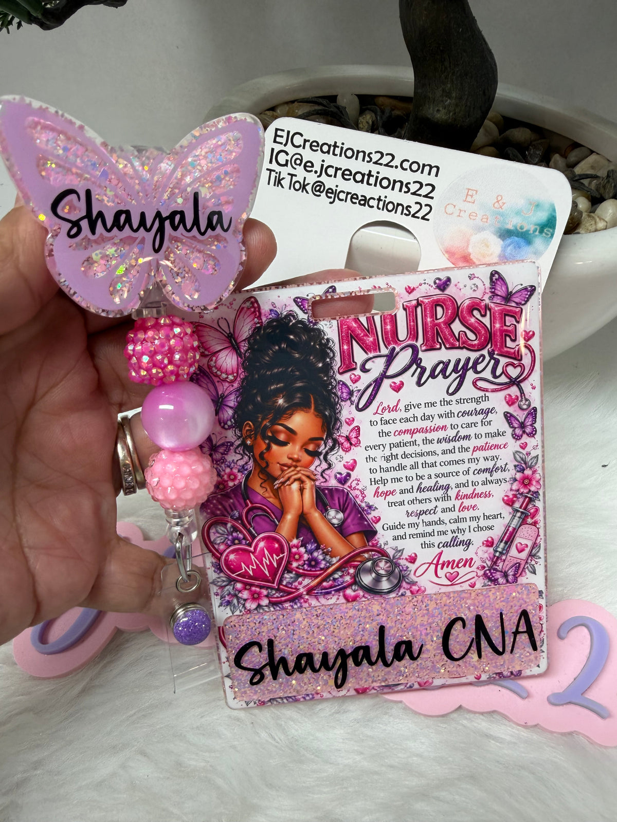 NURSE Prayer Badge Buddy