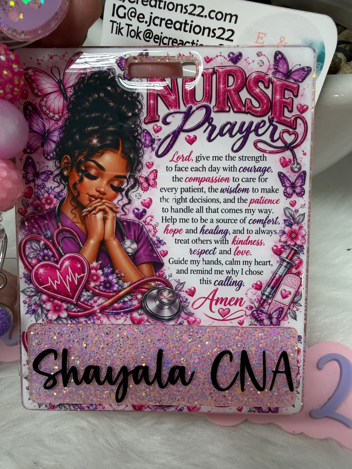 NURSE Prayer Badge Buddy