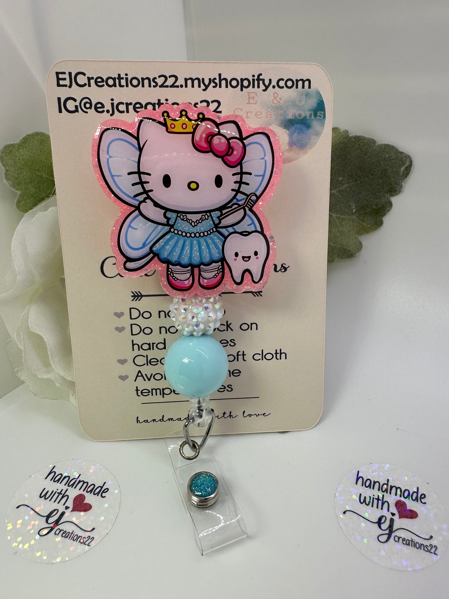 Kitty Tooth Fairy Badge Reel