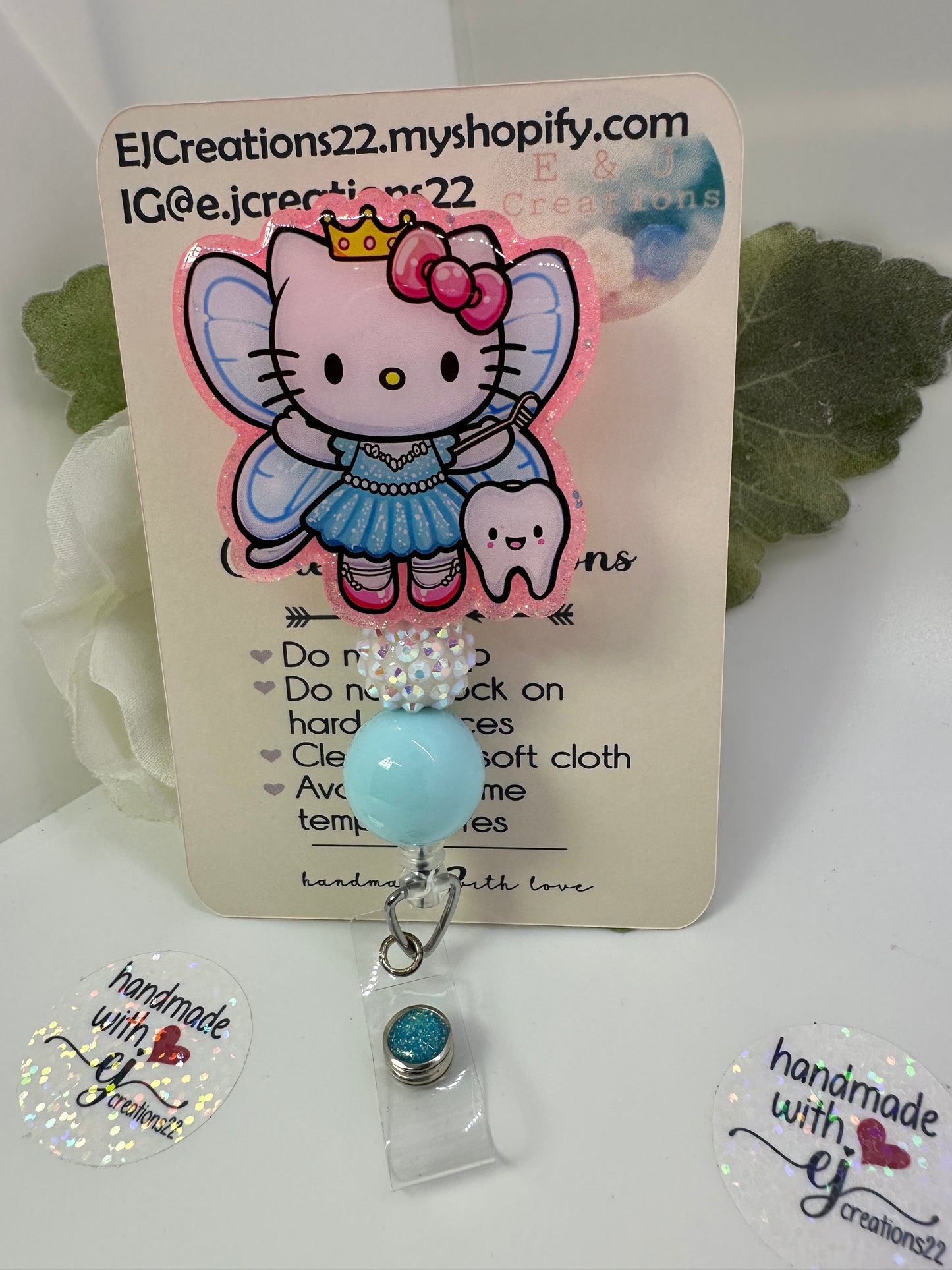 Kitty Tooth Fairy Badge Reel