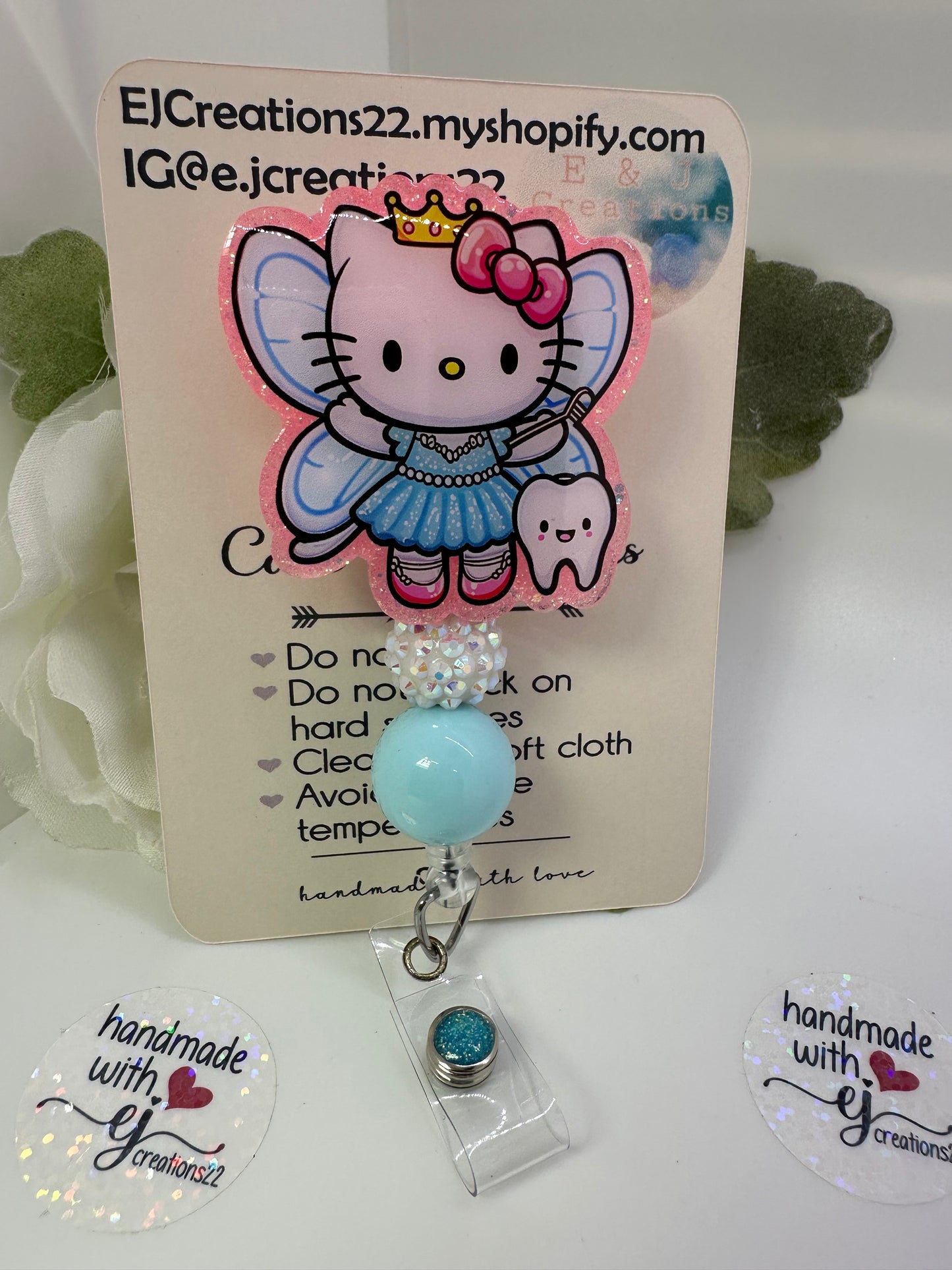 Kitty Tooth Fairy Badge Reel