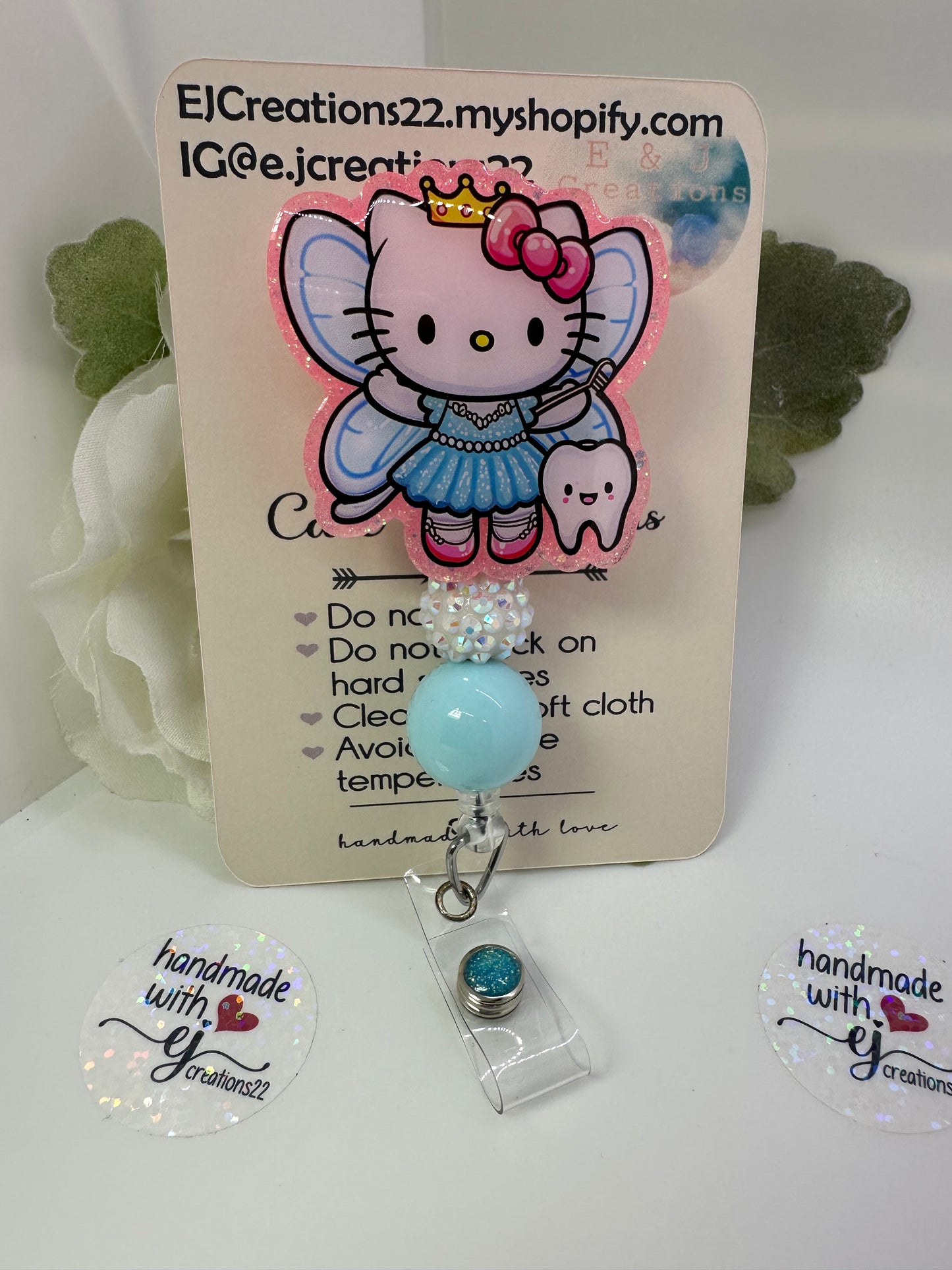 Kitty Tooth Fairy Badge Reel