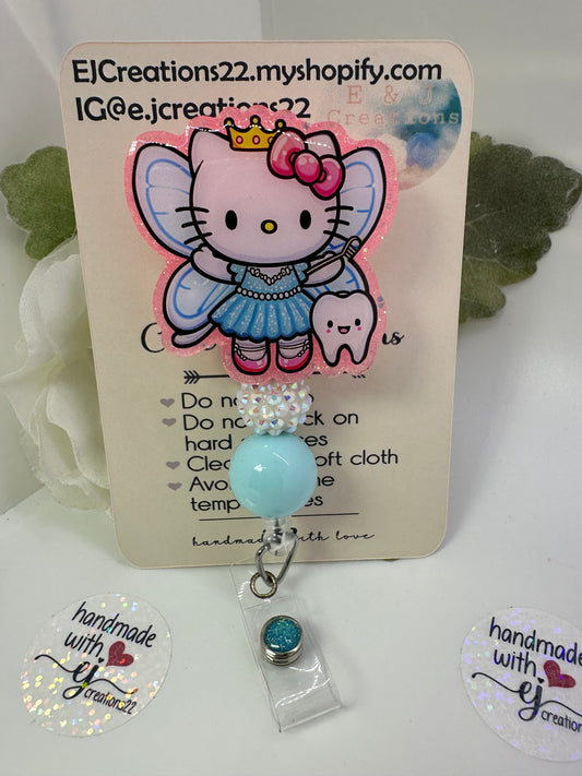 Kitty Tooth Fairy Badge Reel