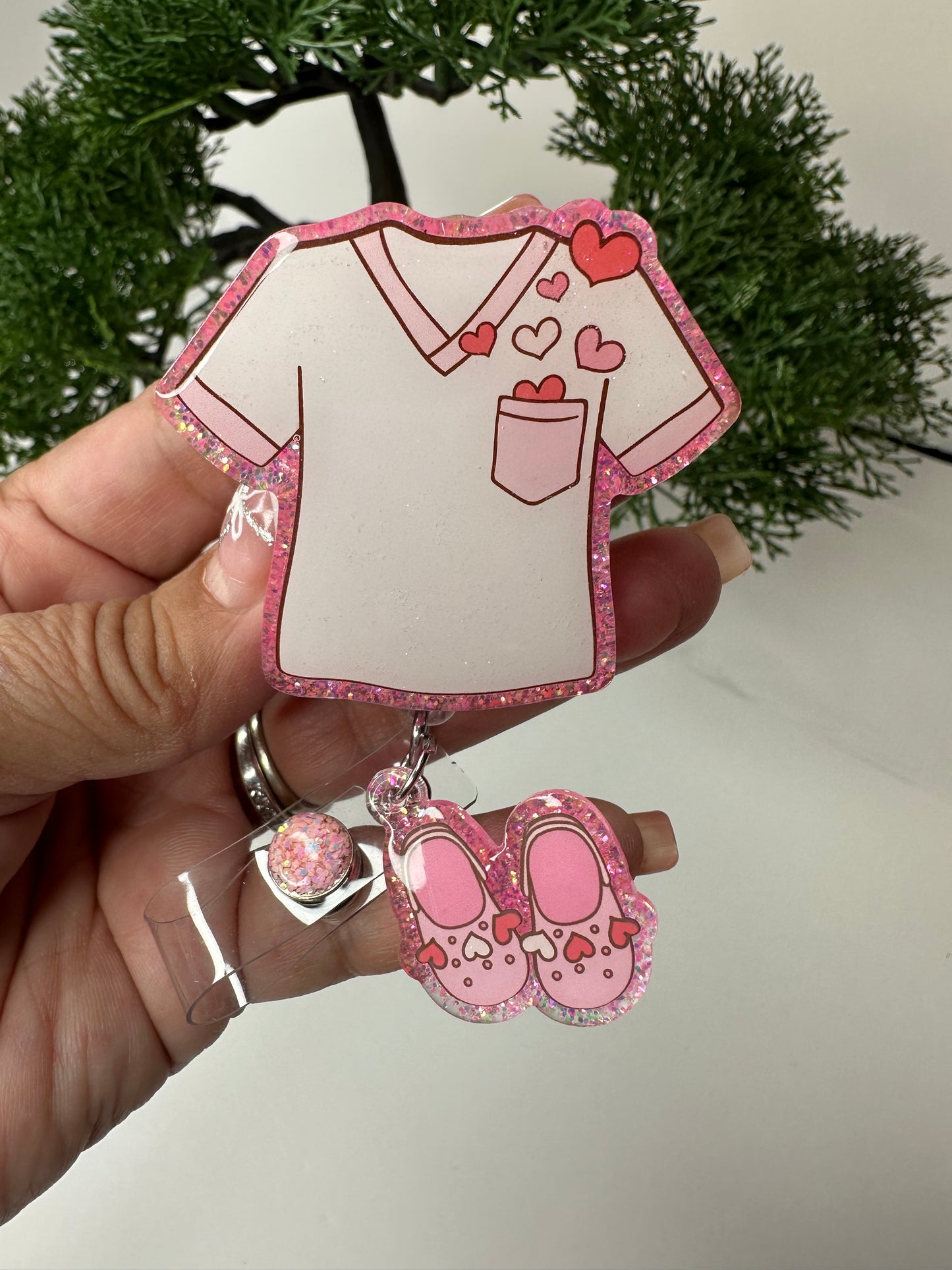Nurse Love Badge Reel