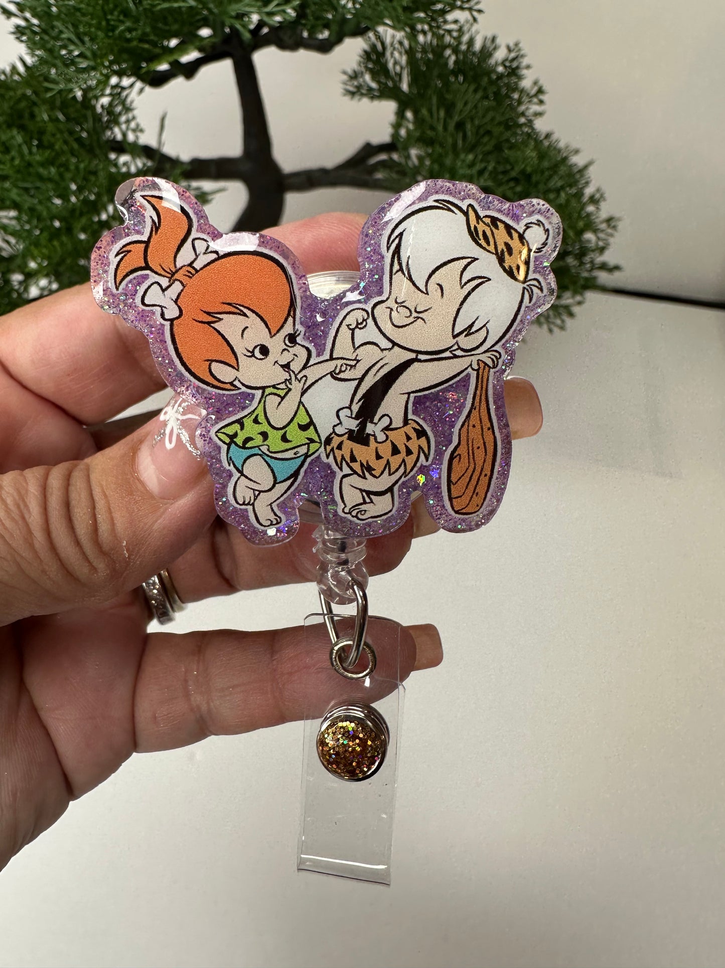 Pebbles and Bam Bam Badge Reel