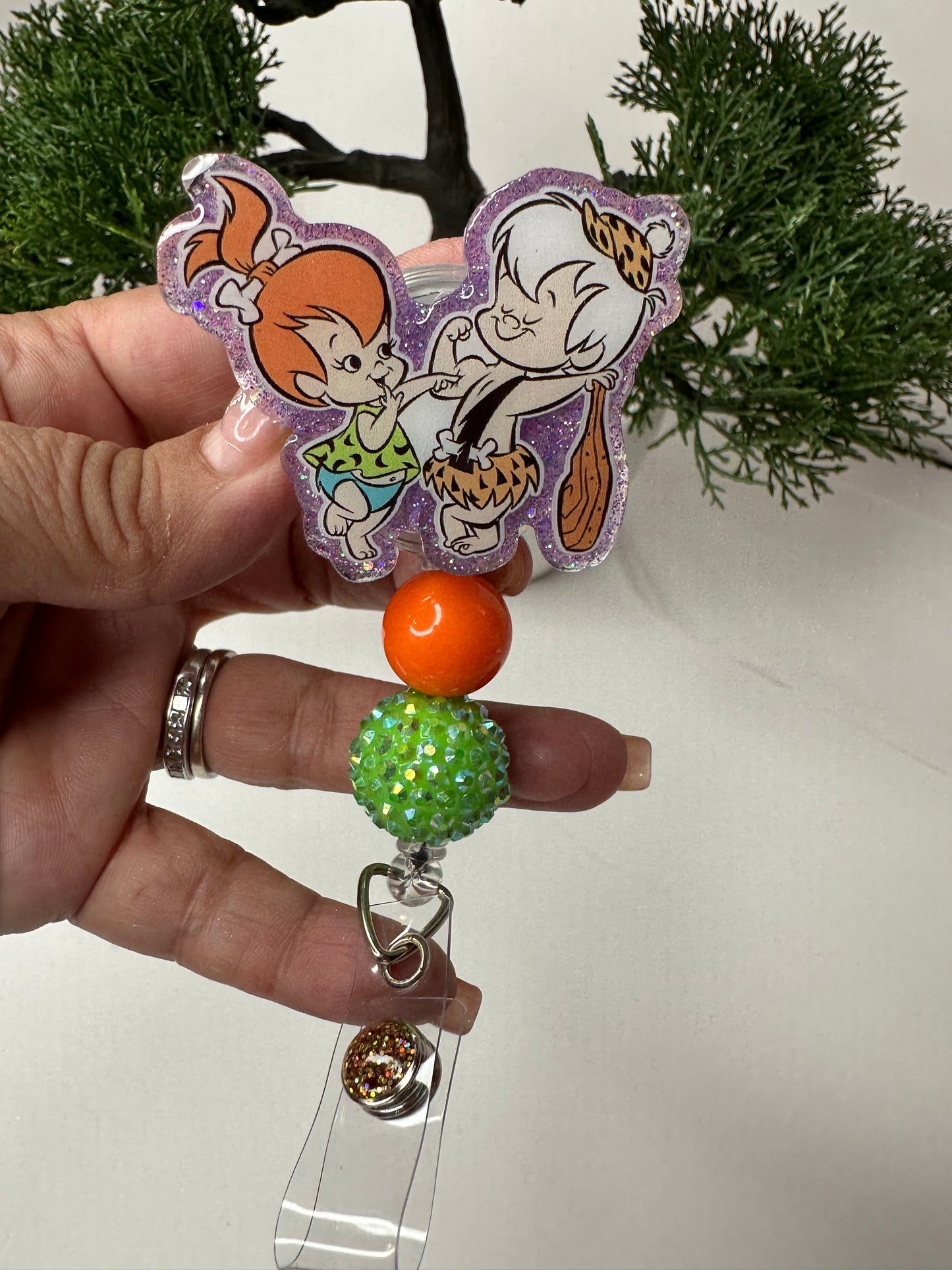 Pebbles and Bam Bam Badge Reel
