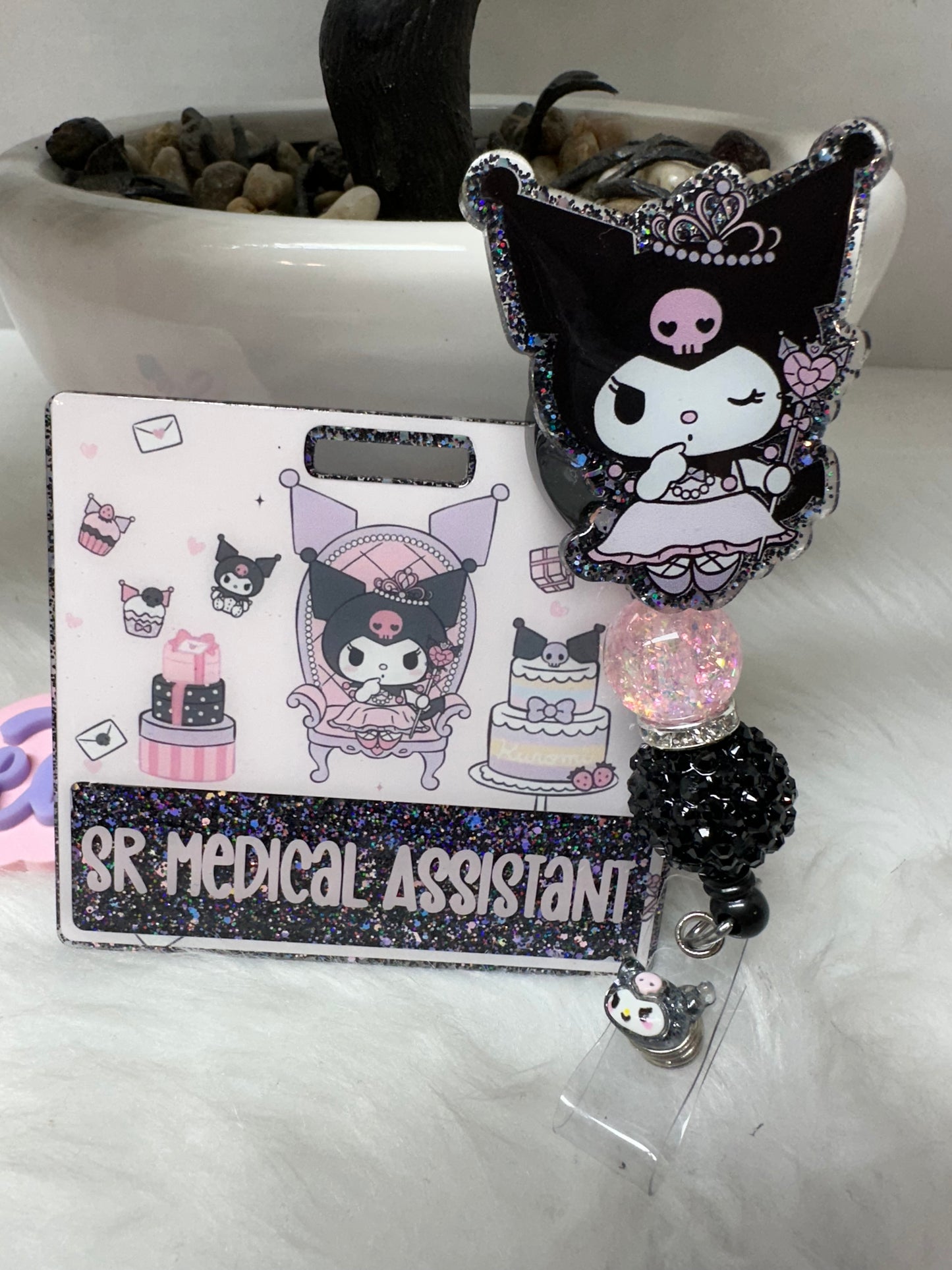 Princess Ku-ro Badge Buddy Set