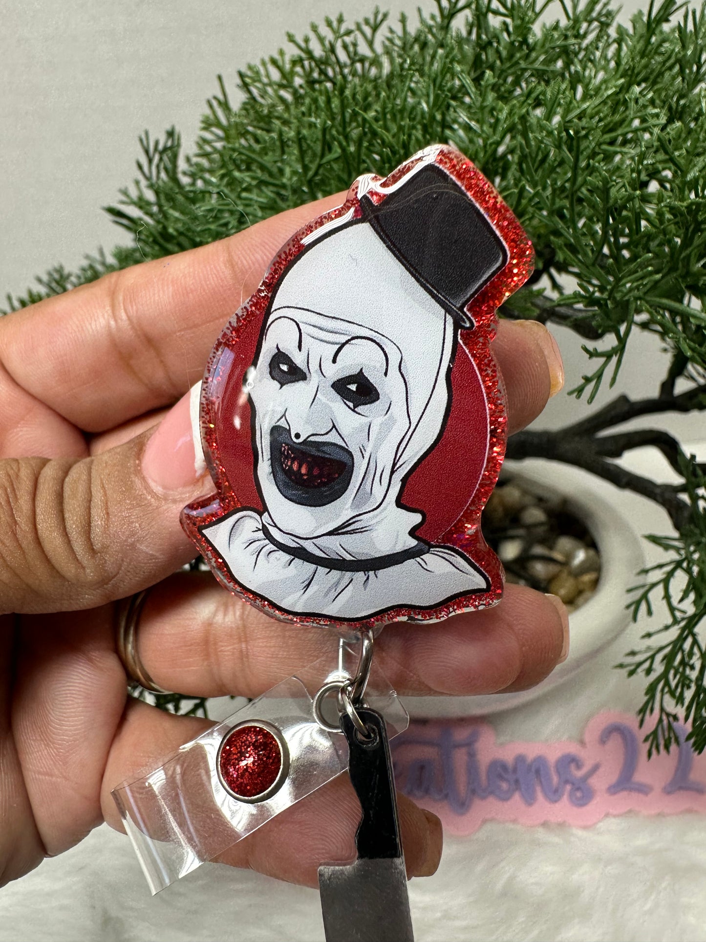 Horror Art Clown Badge Reel