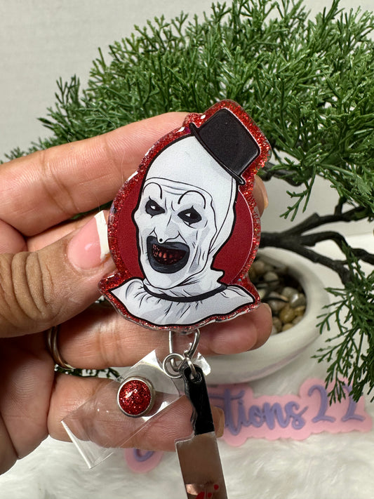 Horror Art Clown Badge Reel