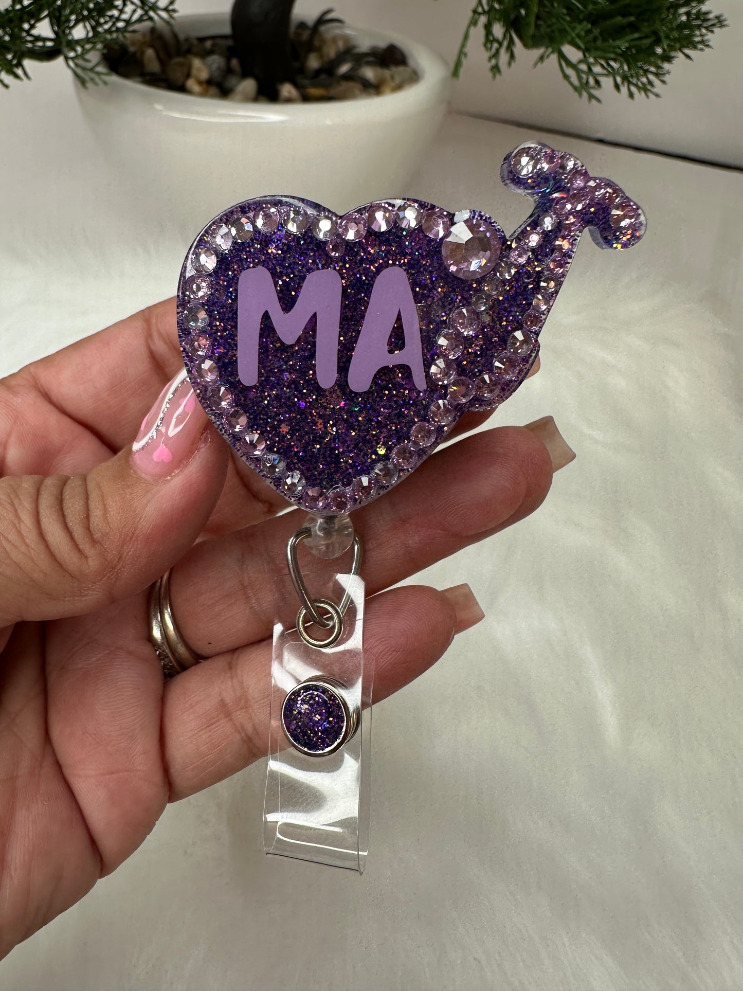 MA Nurse Heart Badge Reel