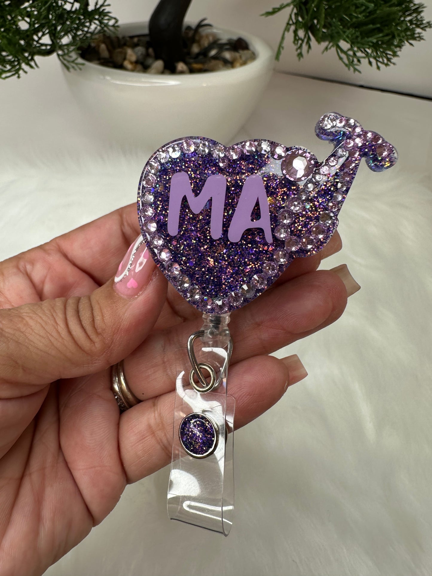 MA Nurse Heart Badge Reel