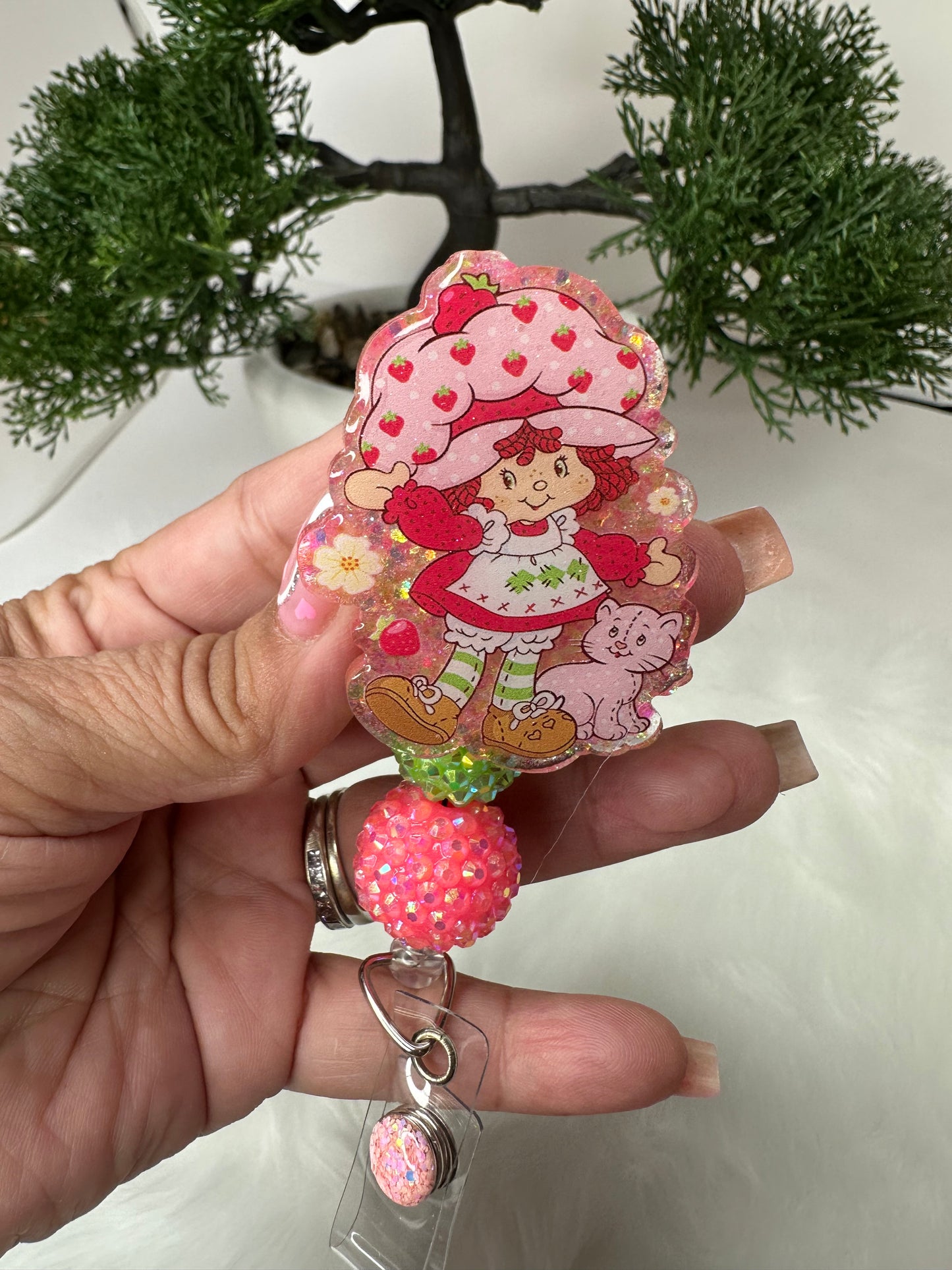 Strawberry Girl Badge Reel