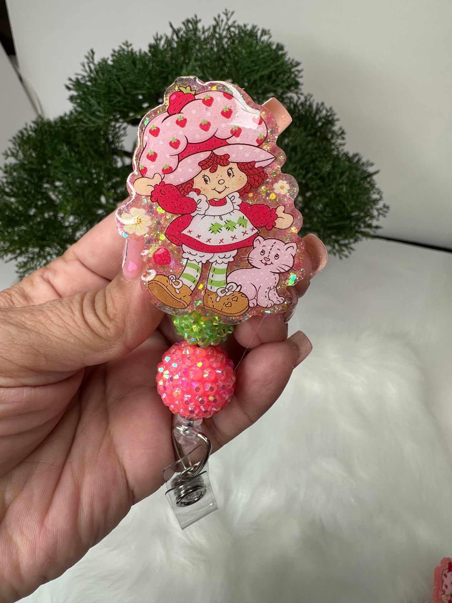 Strawberry Girl Badge Reel