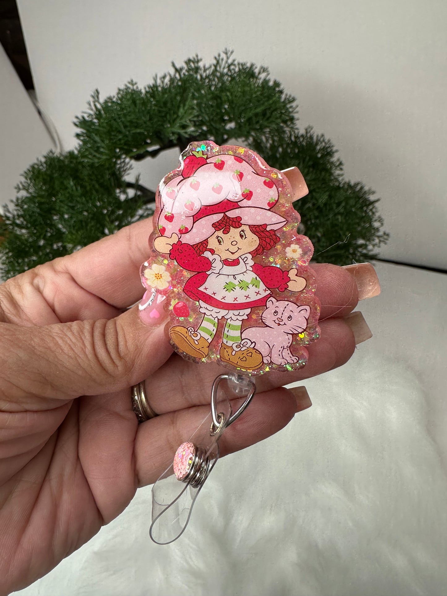 Strawberry Girl Badge Reel