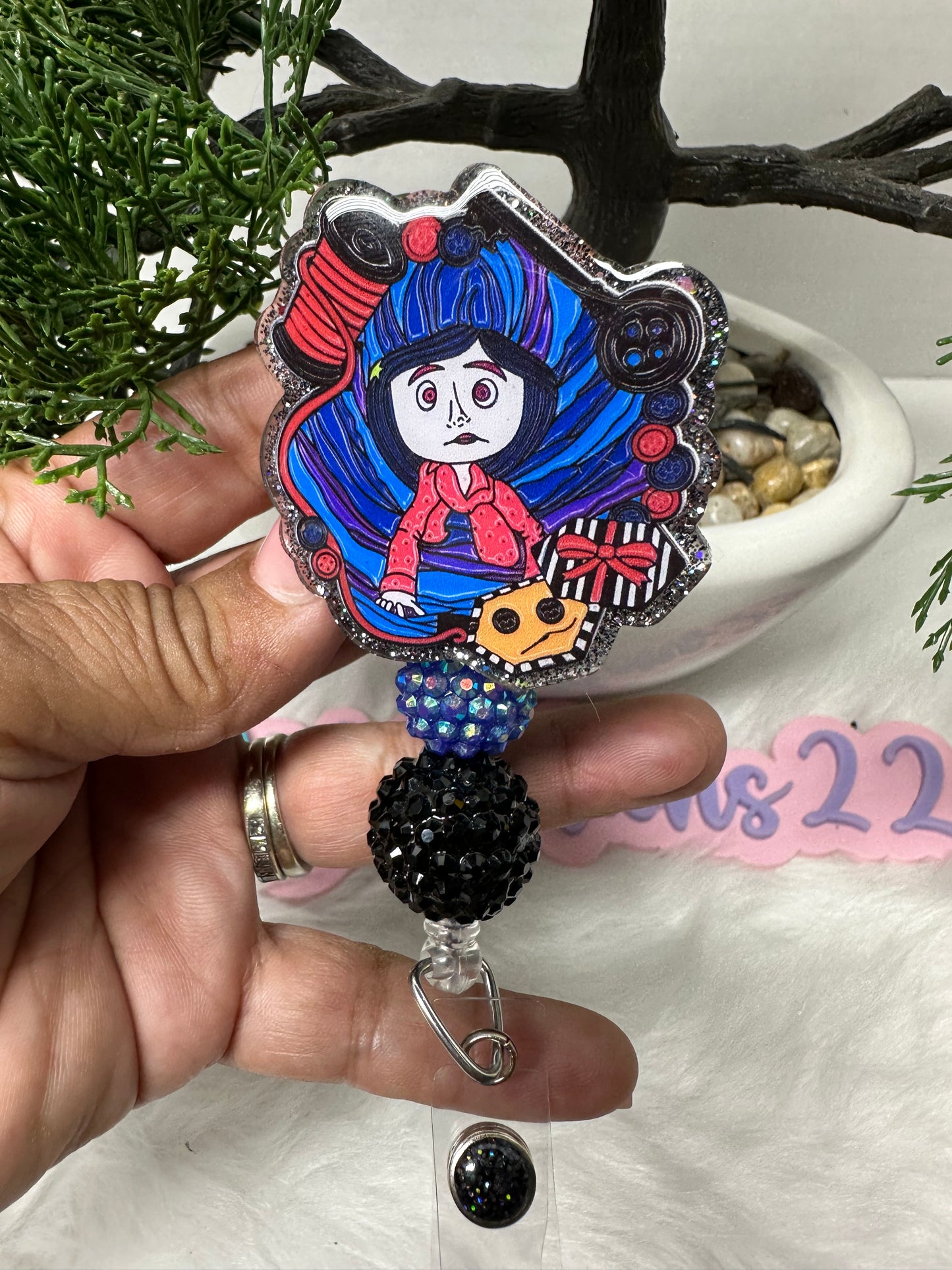 Coraline Cartoon Badge Reel