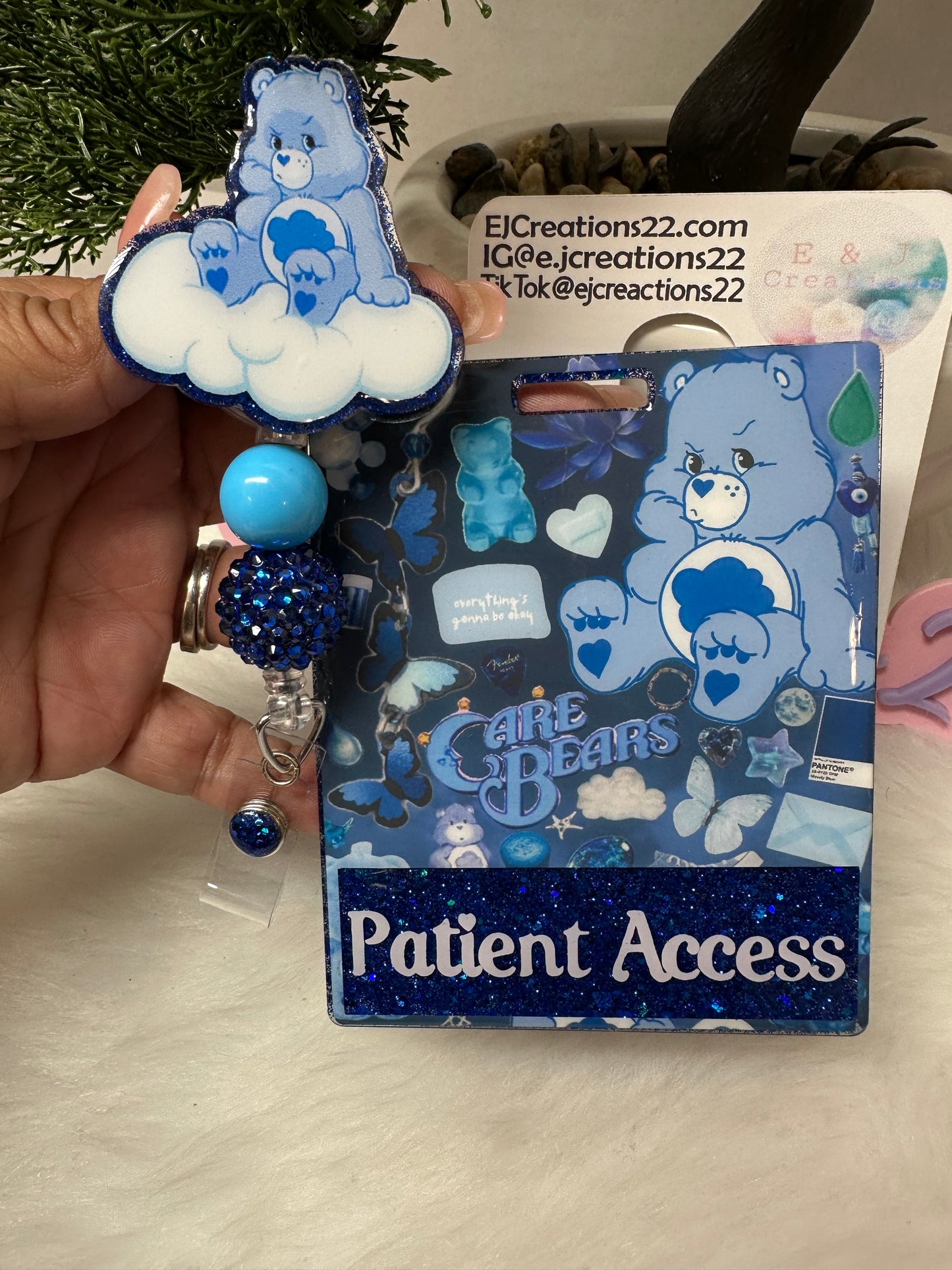Grumpy Bear Badge Buddy Set