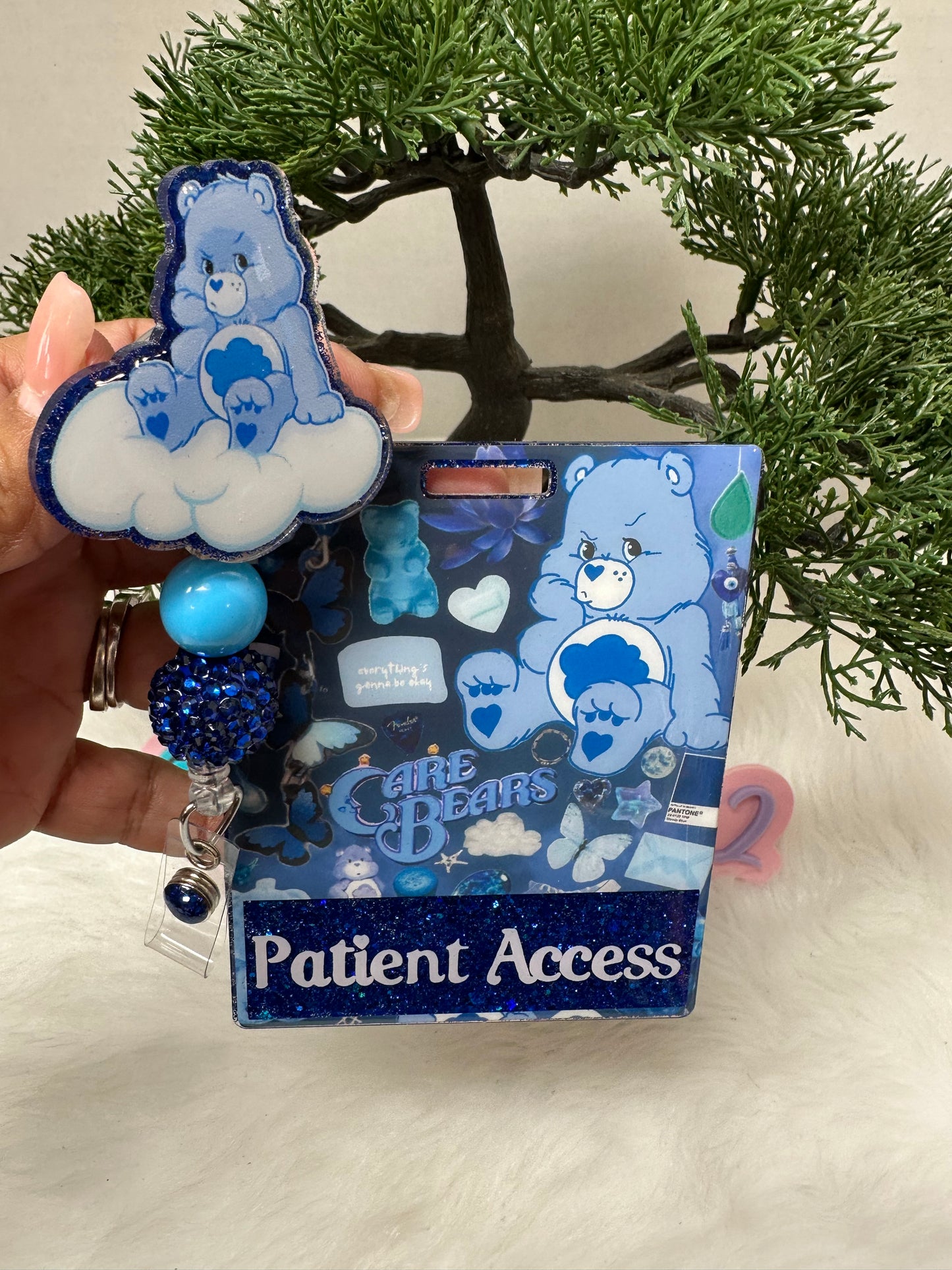 Grumpy Bear Badge Buddy Set