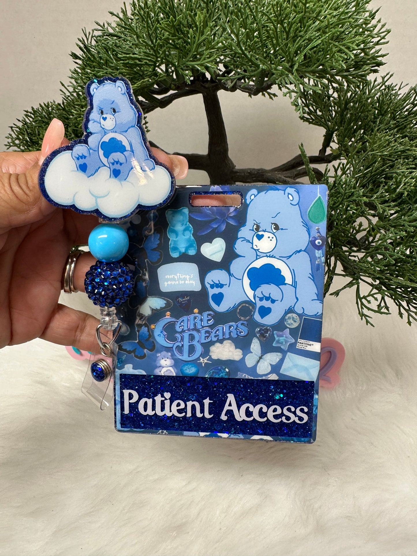 Grumpy Bear Badge Buddy Set
