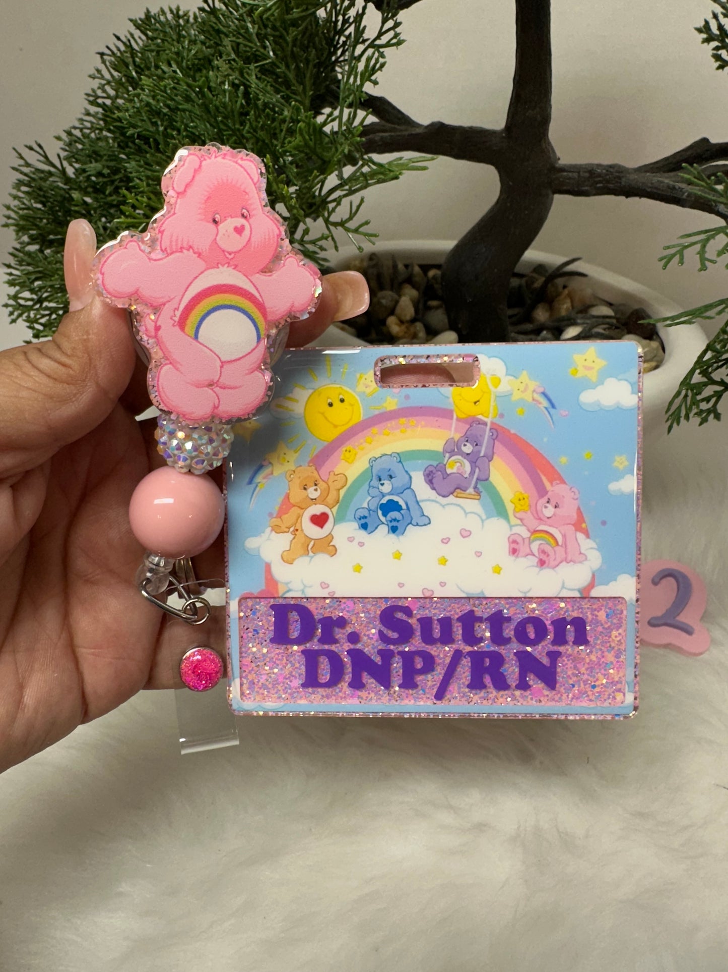 Cheer Bear Badge Buddy Set