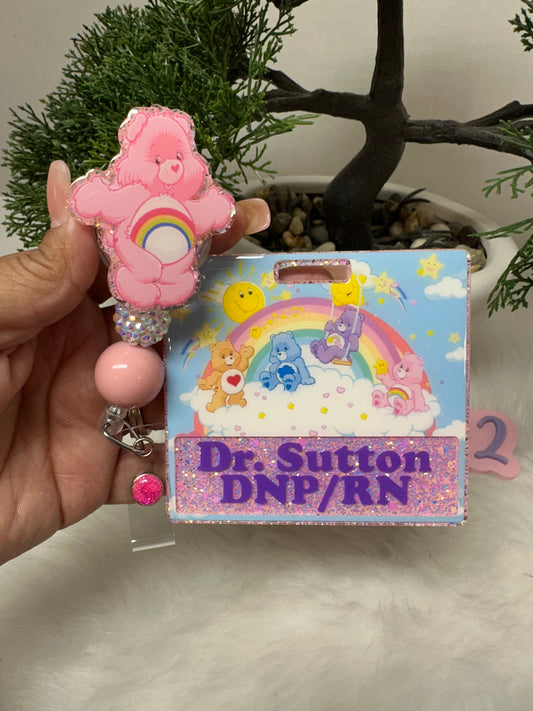 Cheer Bear Badge Buddy Set