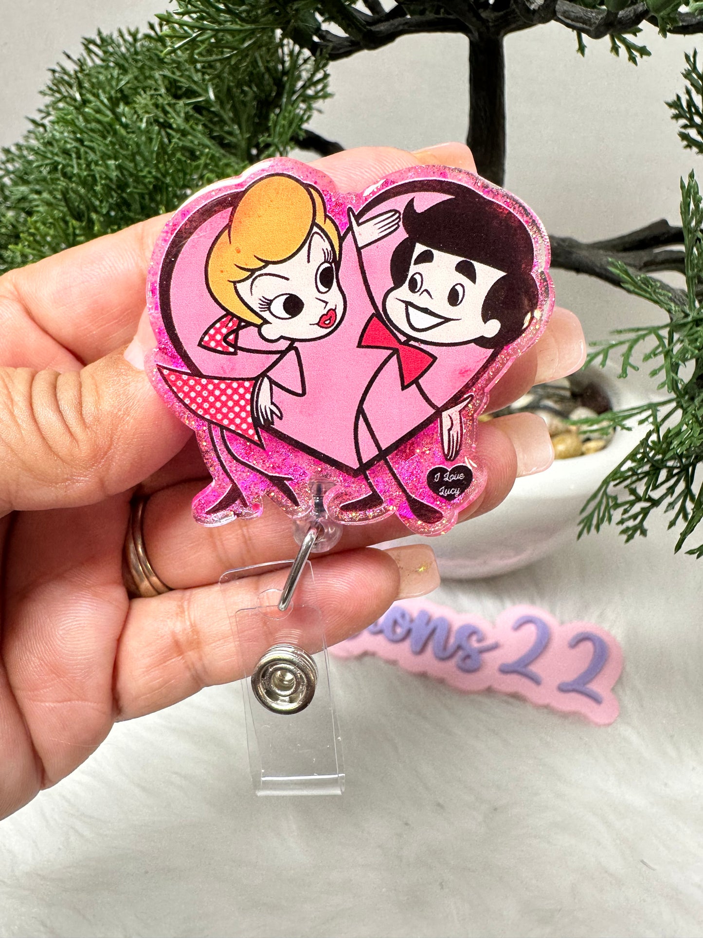 Lucy and Ricky Cartoon Badge Reel