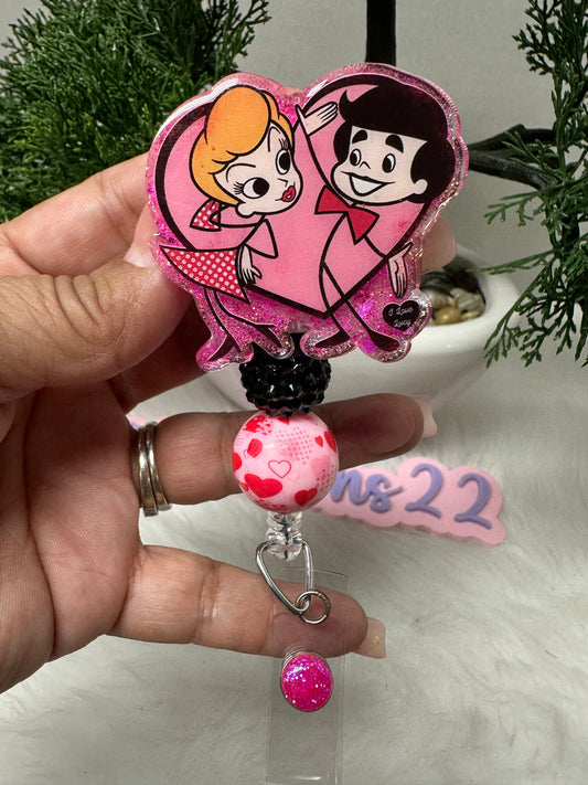 Lucy and Ricky Cartoon Badge Reel