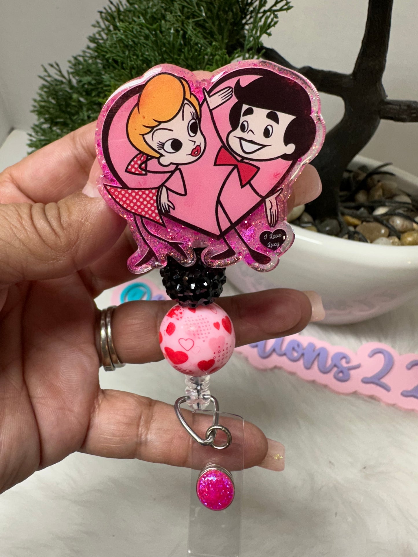 Lucy and Ricky Cartoon Badge Reel