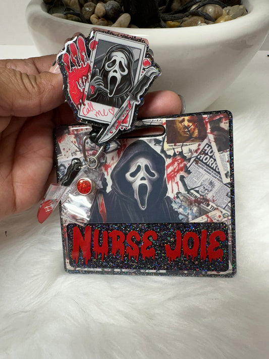Horror Call me Badge Buddy Set