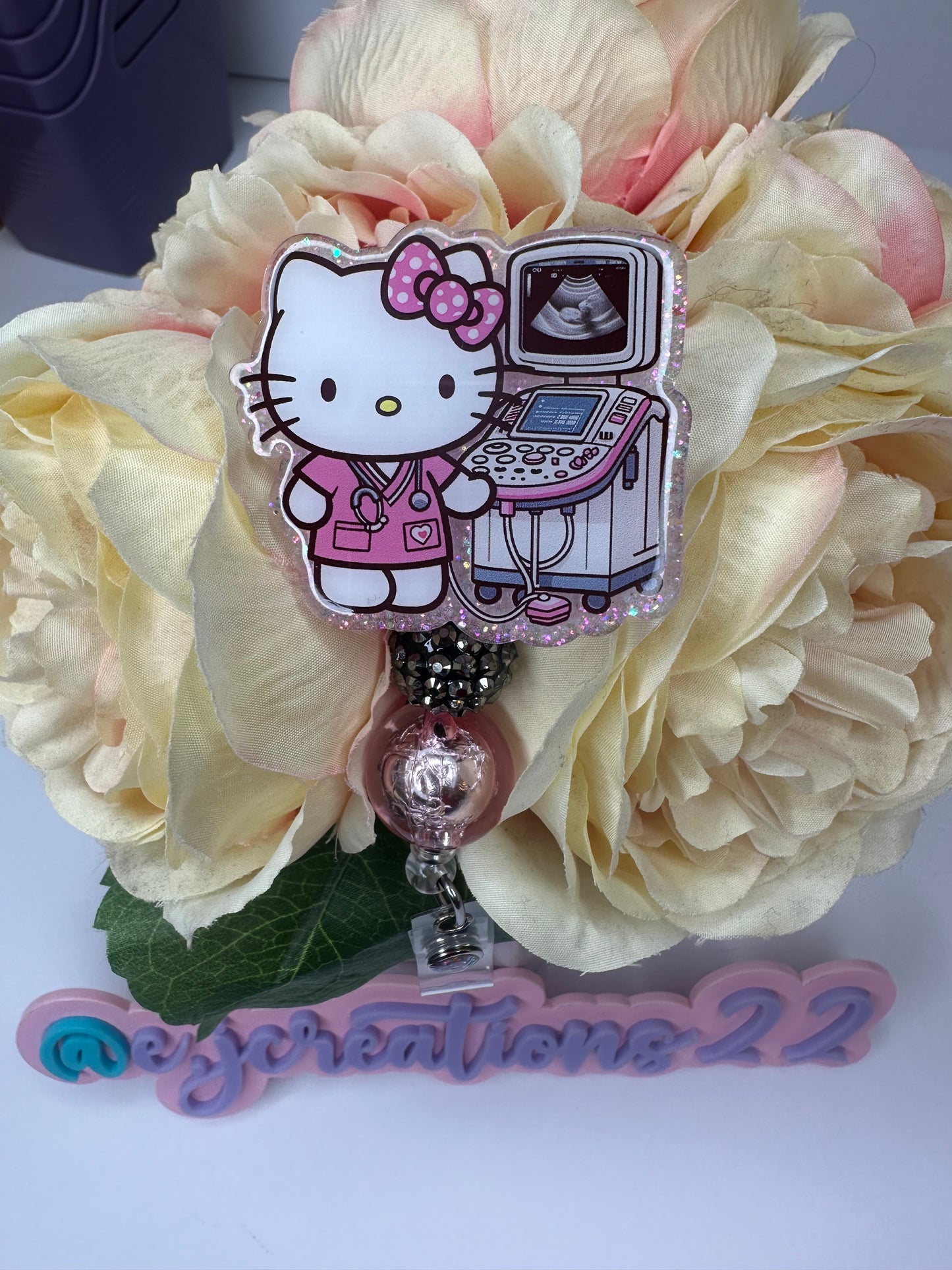 Kitty Ultrasound Tech Badge Reel