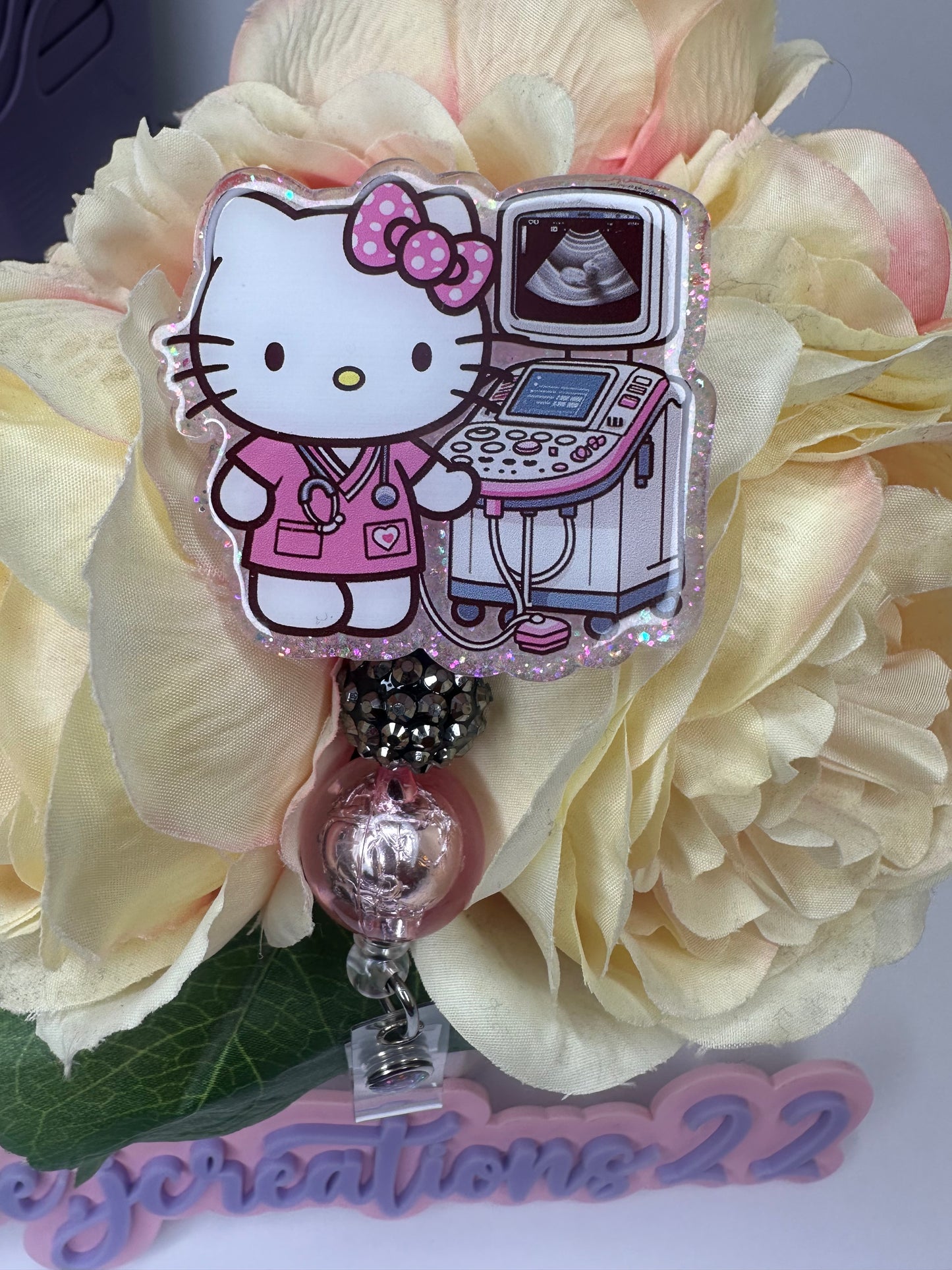 Kitty Ultrasound Tech Badge Reel