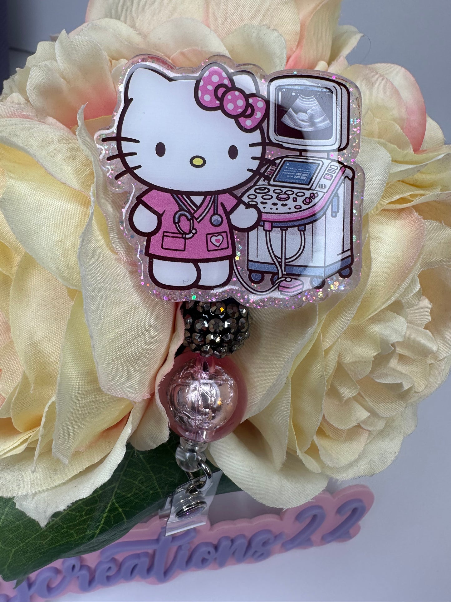 Kitty Ultrasound Tech Badge Reel