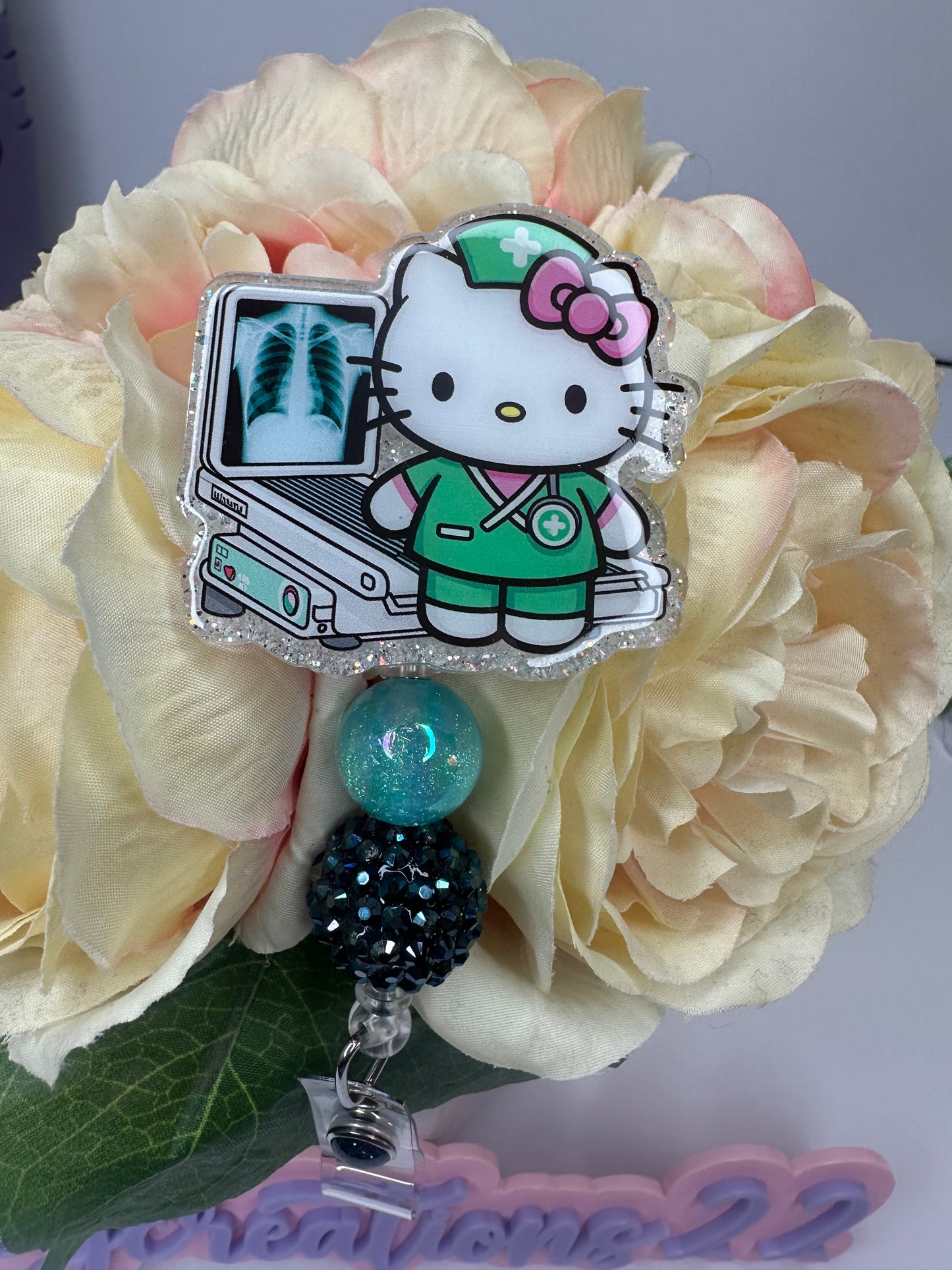 Kitty Radiologist Badge Reel