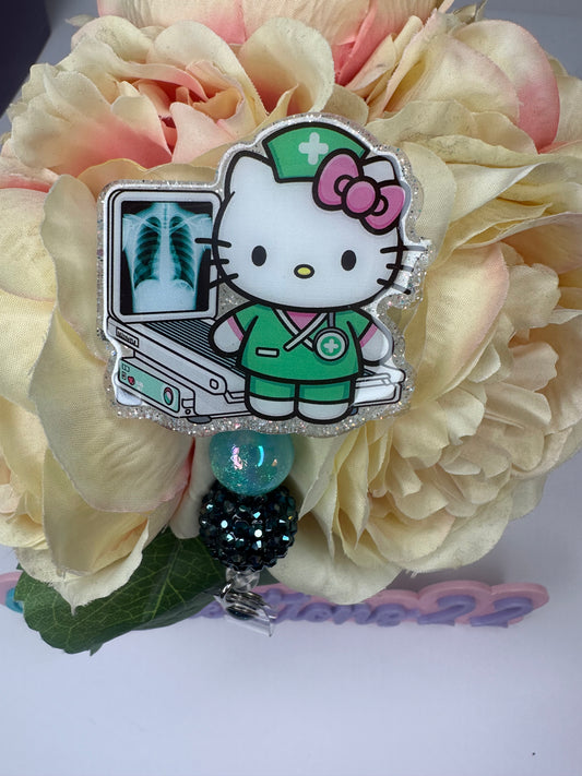 Kitty Radiologist Badge Reel