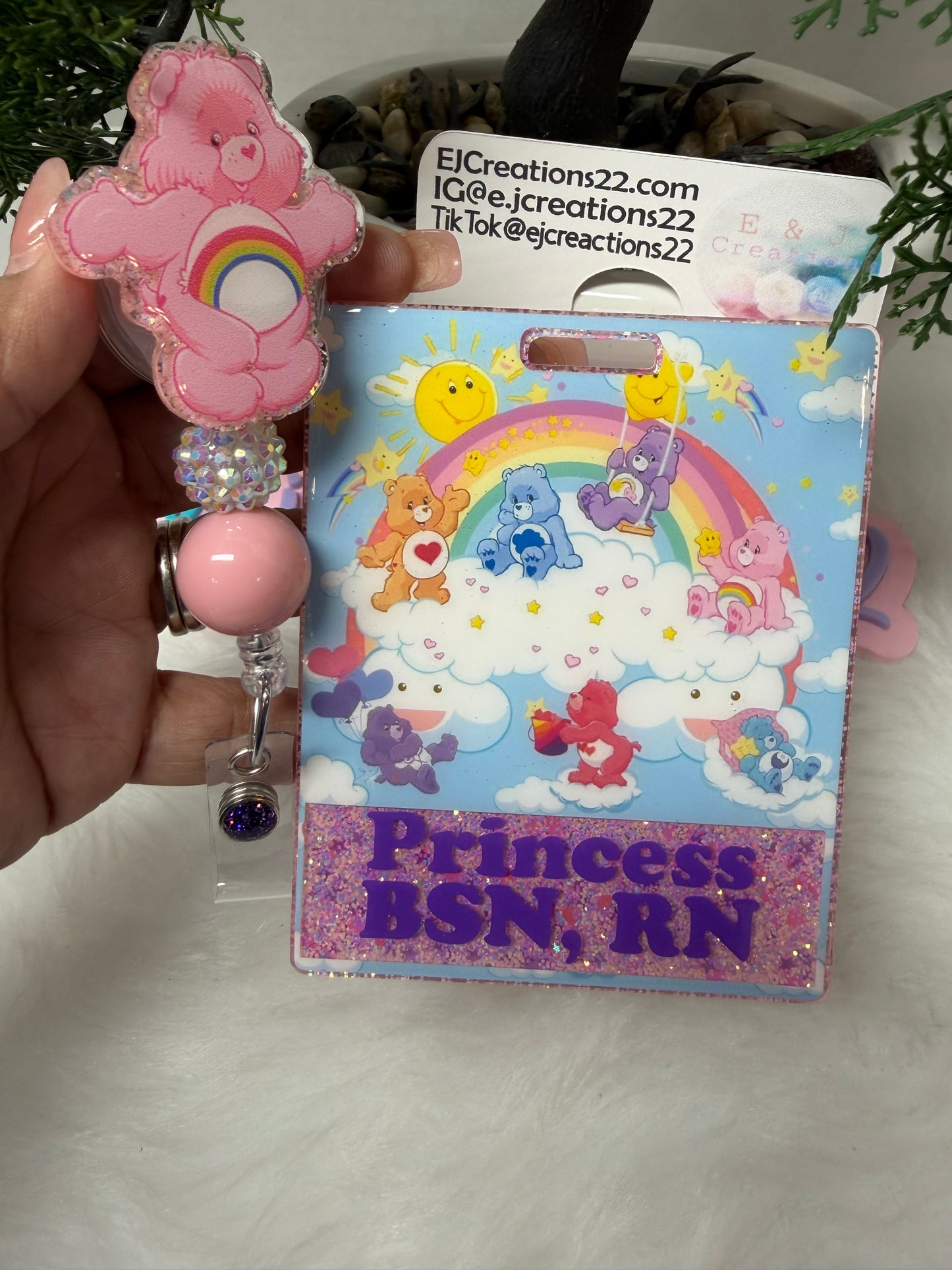 Cheer Bear Badge Buddy Set