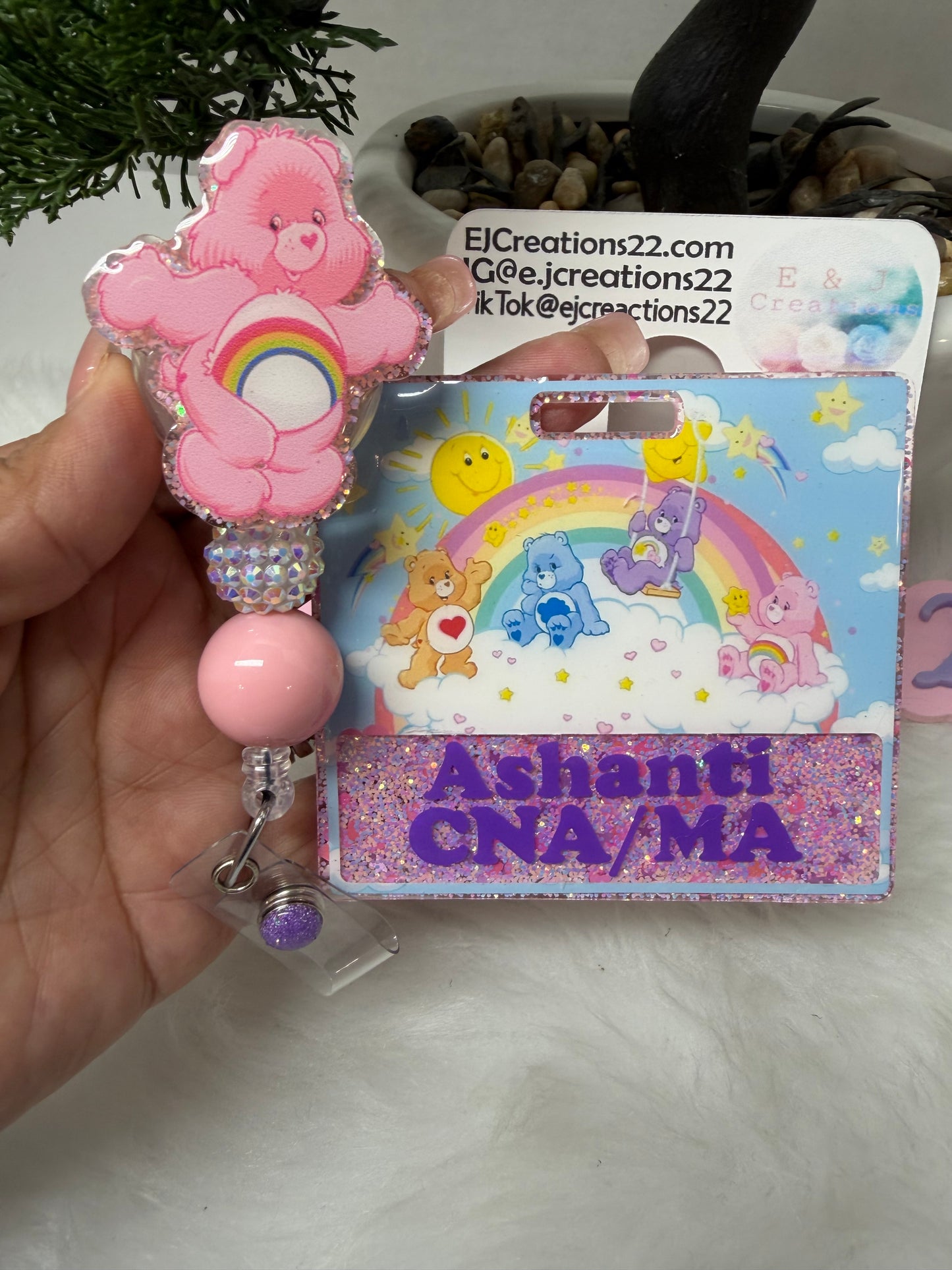 Cheer Bear Badge Buddy Set
