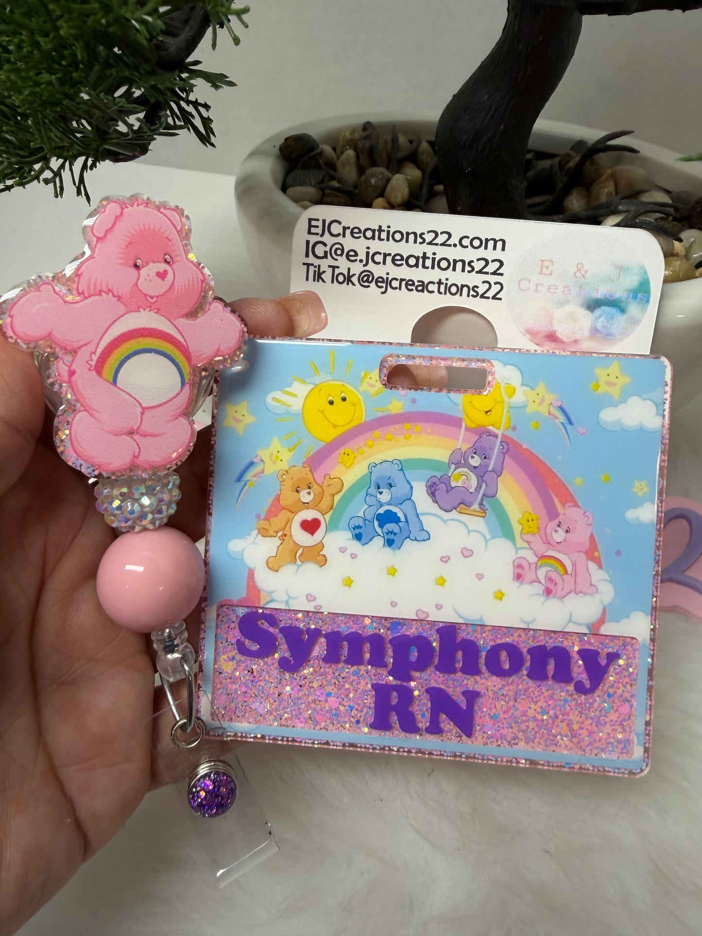 Cheer Bear Badge Buddy Set