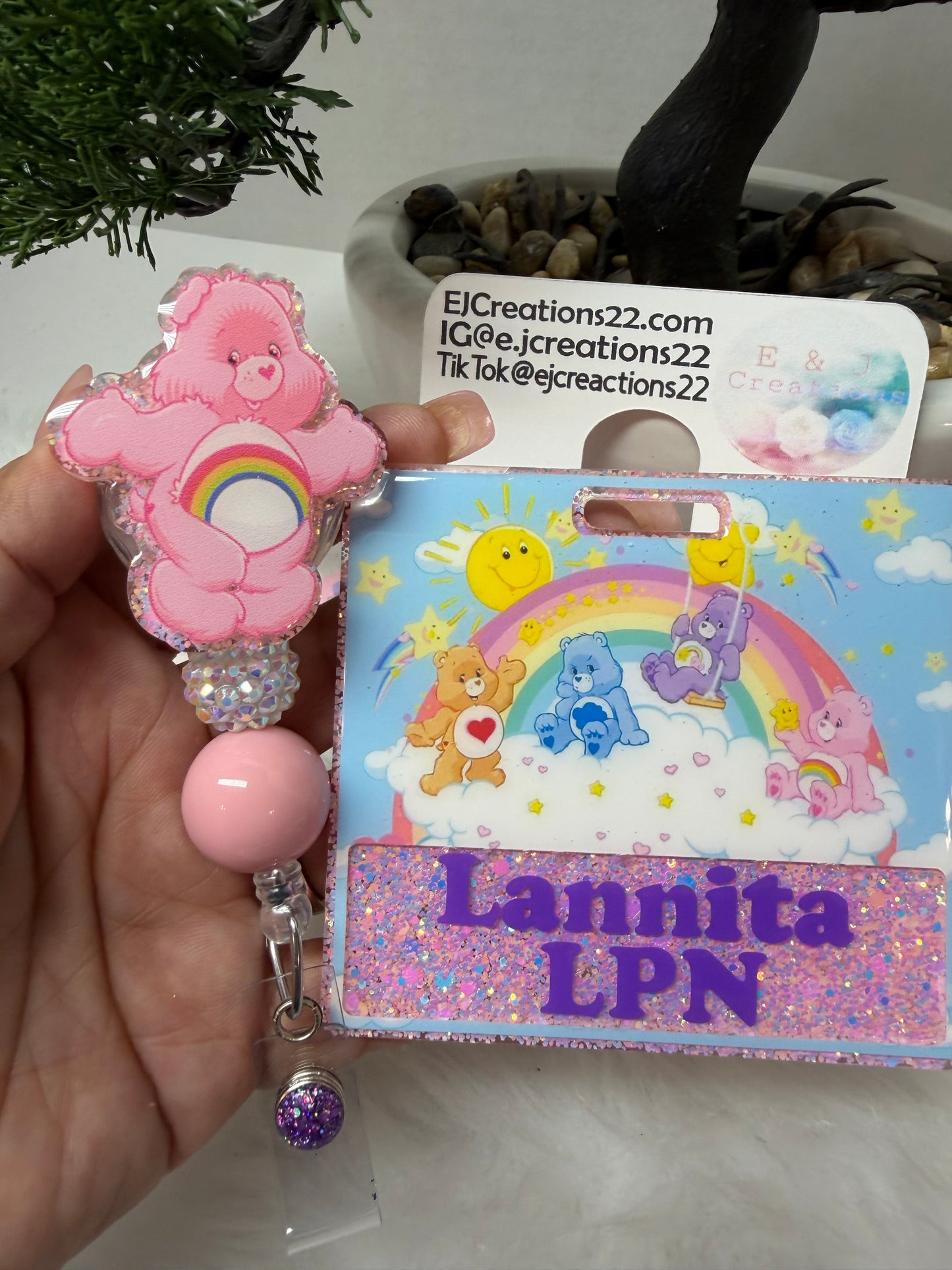 Cheer Bear Badge Buddy Set