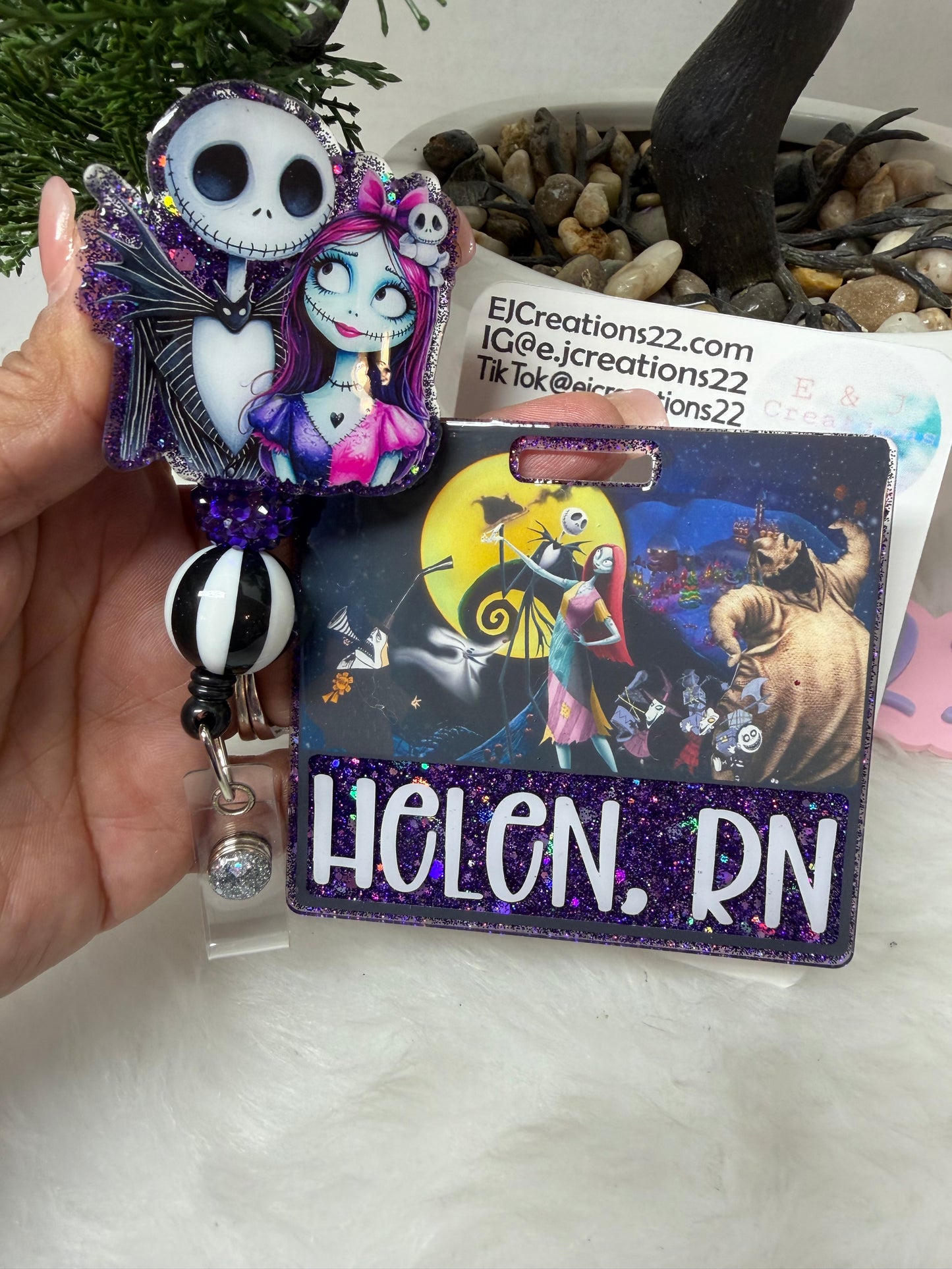 Nightmare Before Christmas Badge Buddy Set
