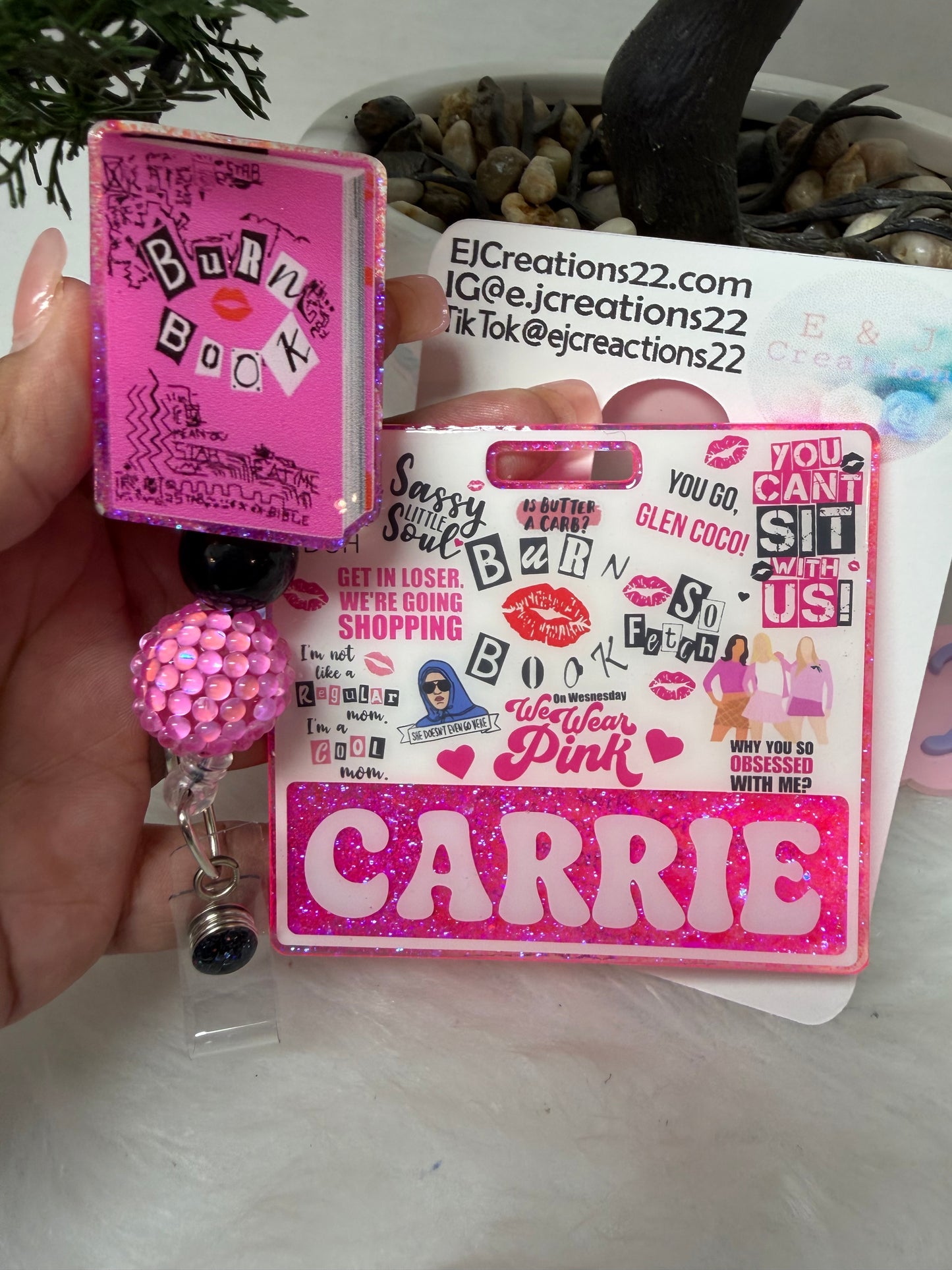 Burn Book Badge Buddy Set