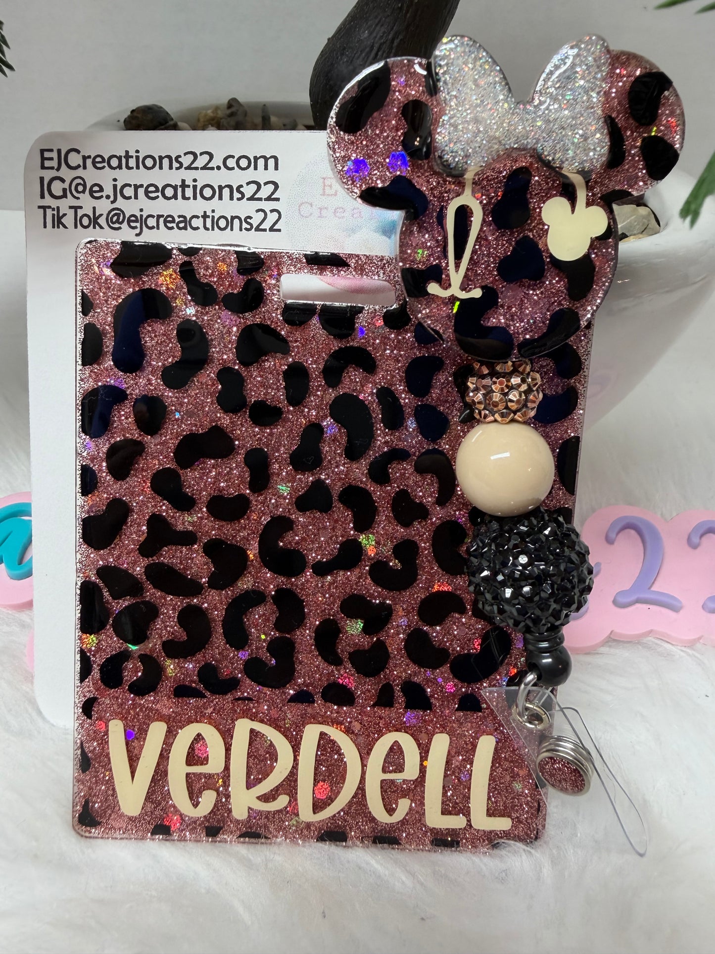 Leopard Badge Buddy Set