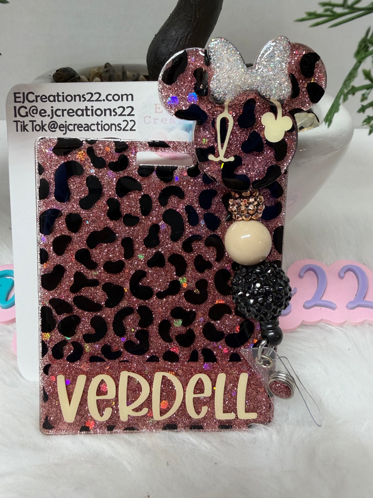 Leopard Badge Buddy Set